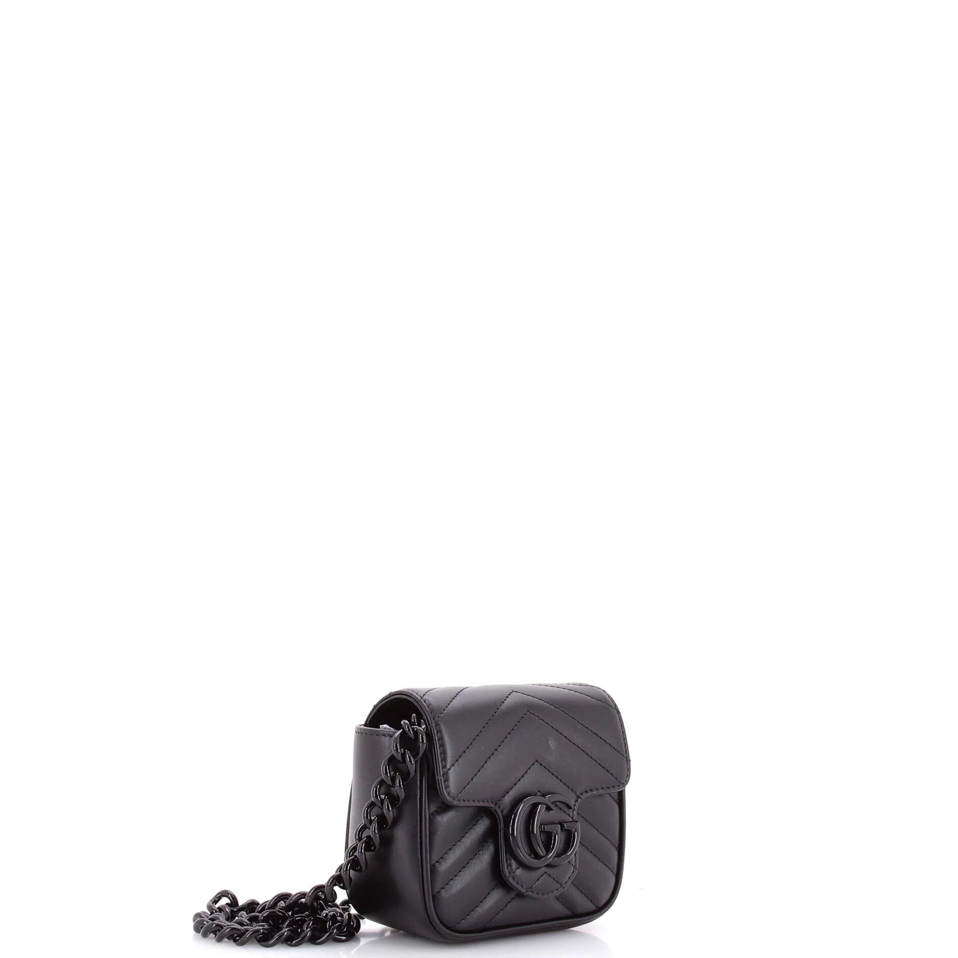 GG Marmont Flap Belt Bag Matelasse Leather Mini - Image 2