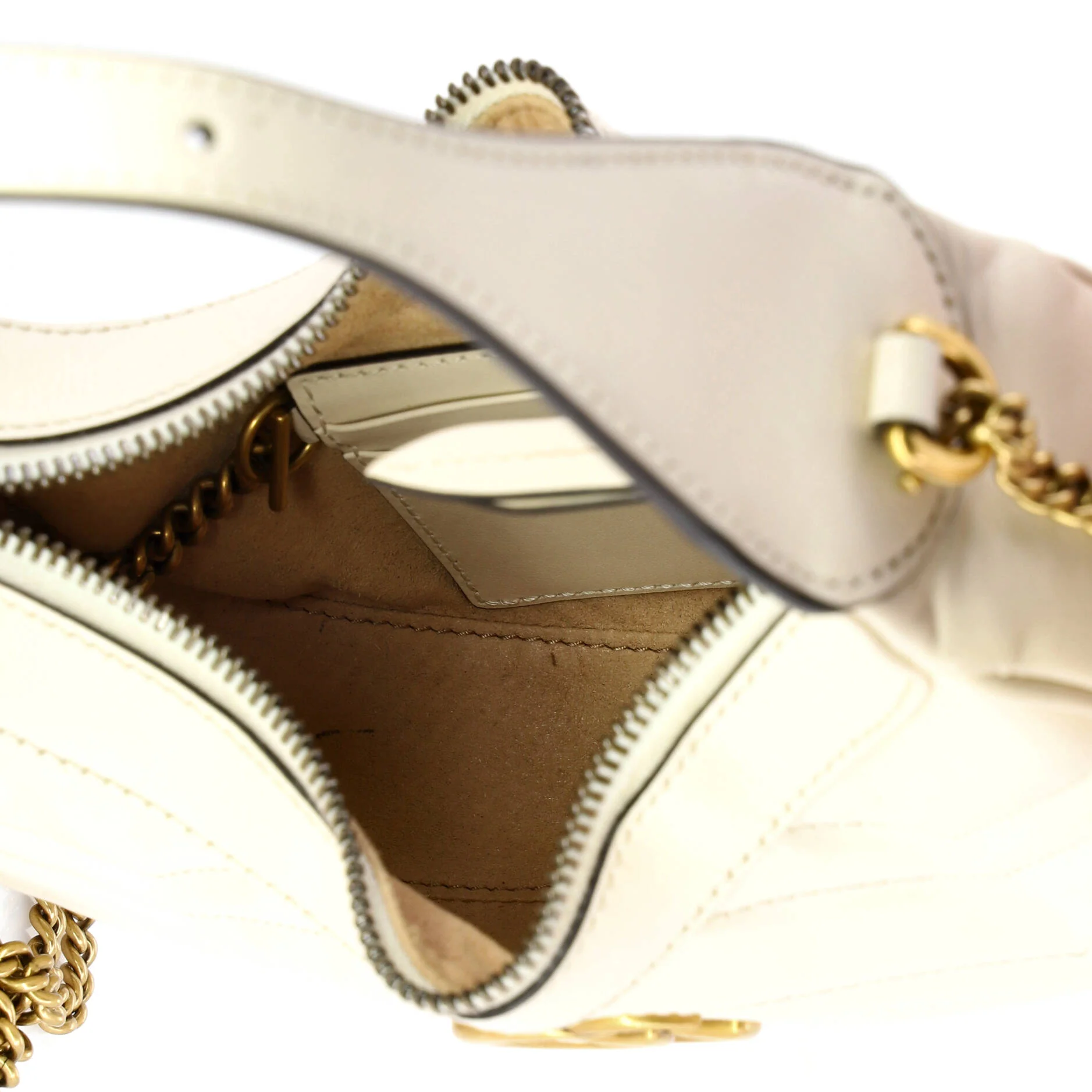 GG Marmont Half Moon Hobo Matelasse Leather Mini - Image 5