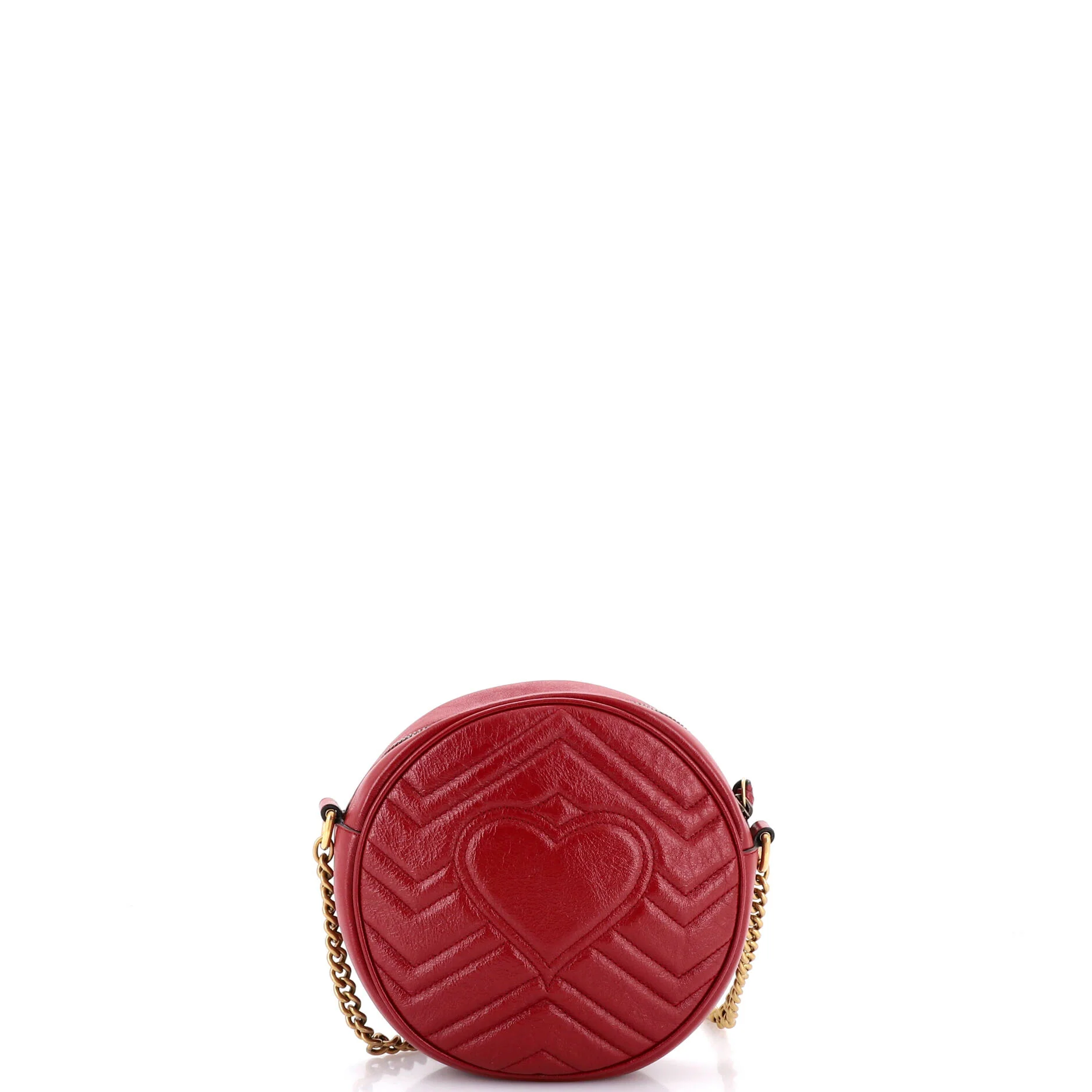 GG Marmont Round Shoulder Bag Matelasse Leather Mini - Image 3