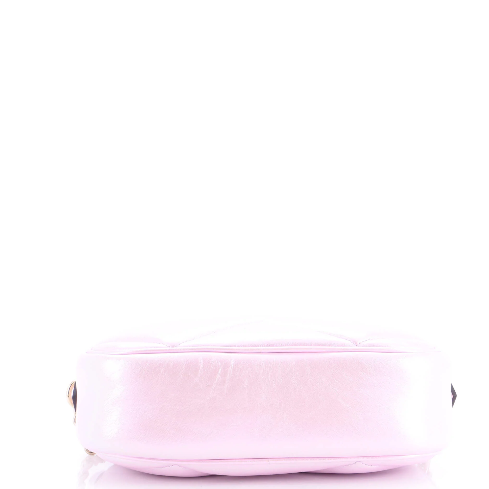 GG Marmont Shoulder Bag Chevron Iridescent Leather Small - Image 4