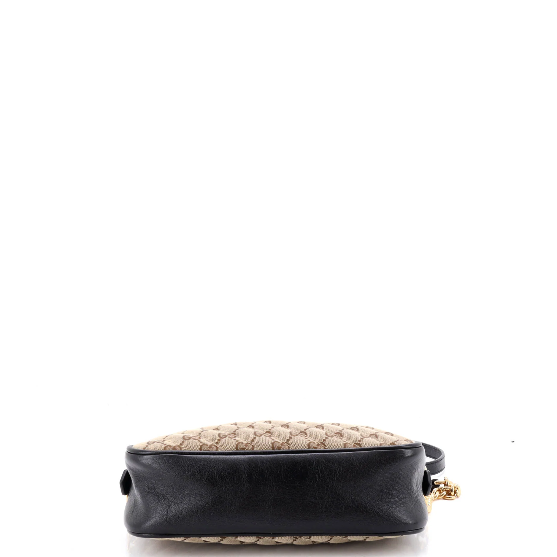 GG Marmont Shoulder Bag Diagonal Quilted GG Canvas with Leather Small - Image 4