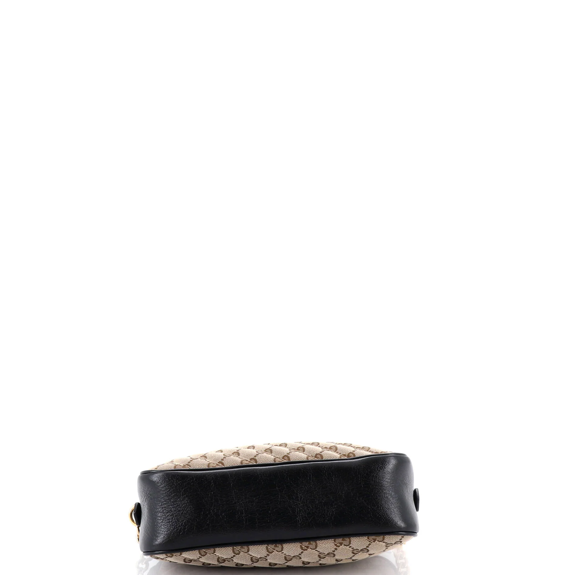 GG Marmont Shoulder Bag Diagonal Quilted GG Canvas with Leather Small - Image 4