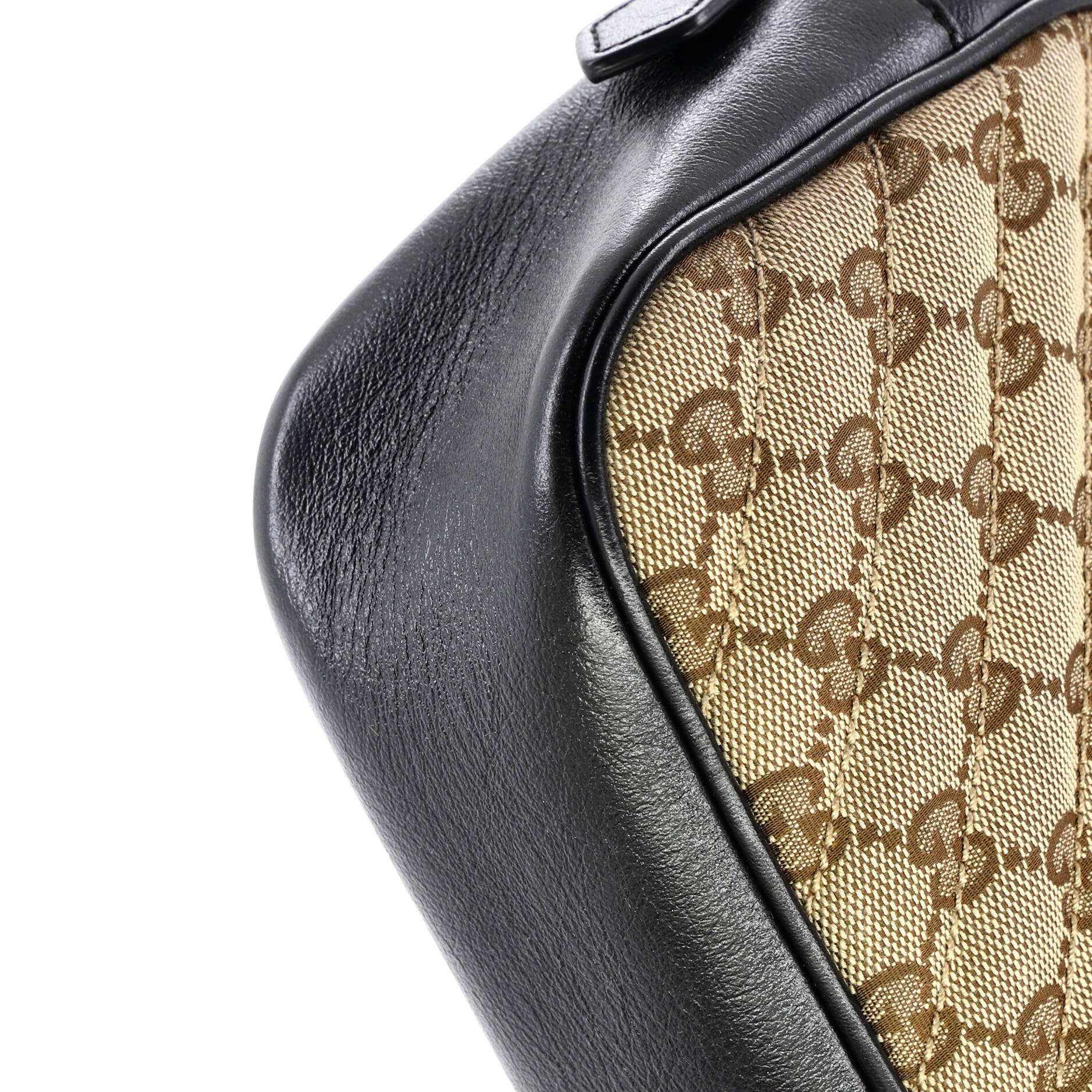 GG Marmont Shoulder Bag Diagonal Quilted GG Canvas with Leather Small - Image 7