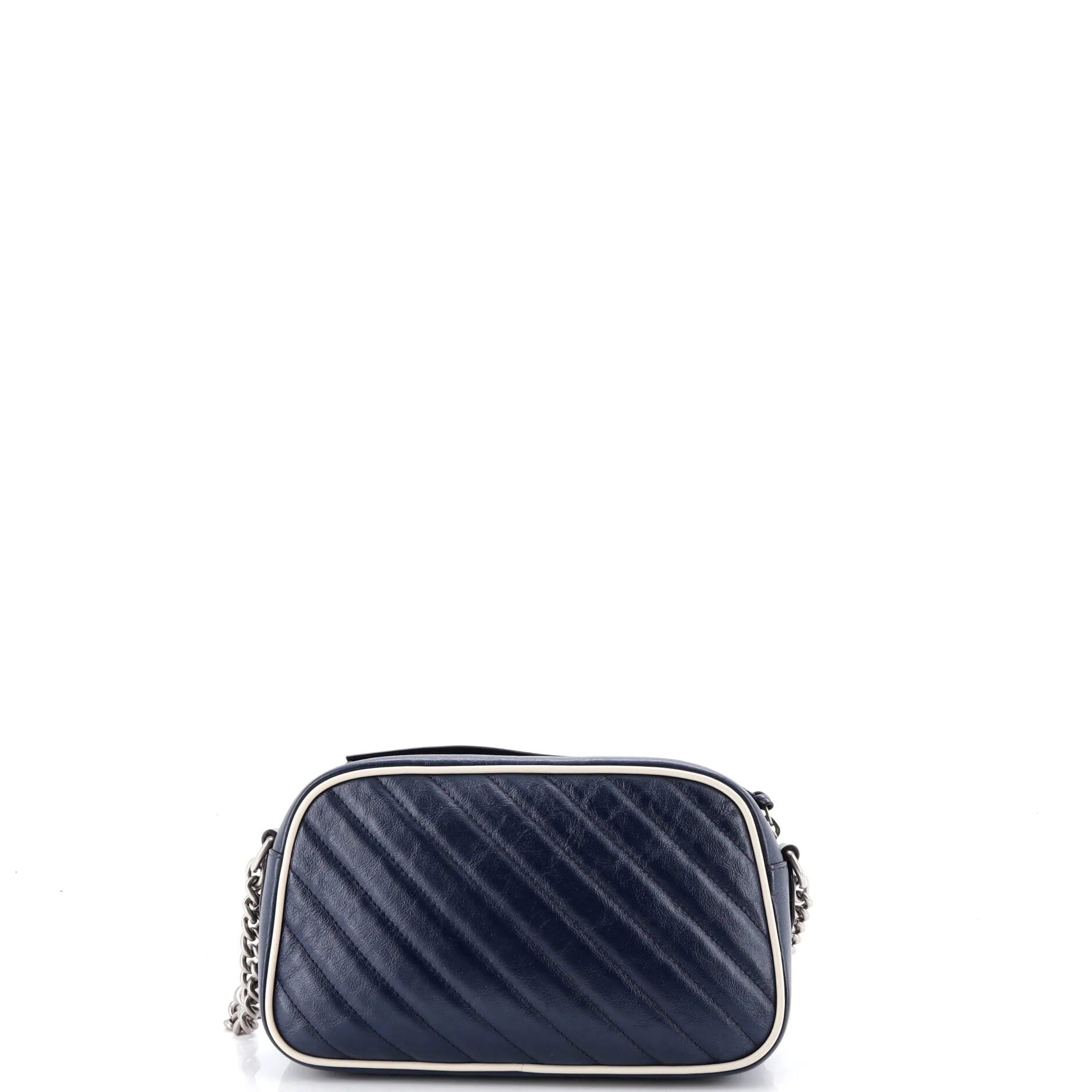 GG Marmont Shoulder Bag Diagonal Quilted Leather Small - Image 3