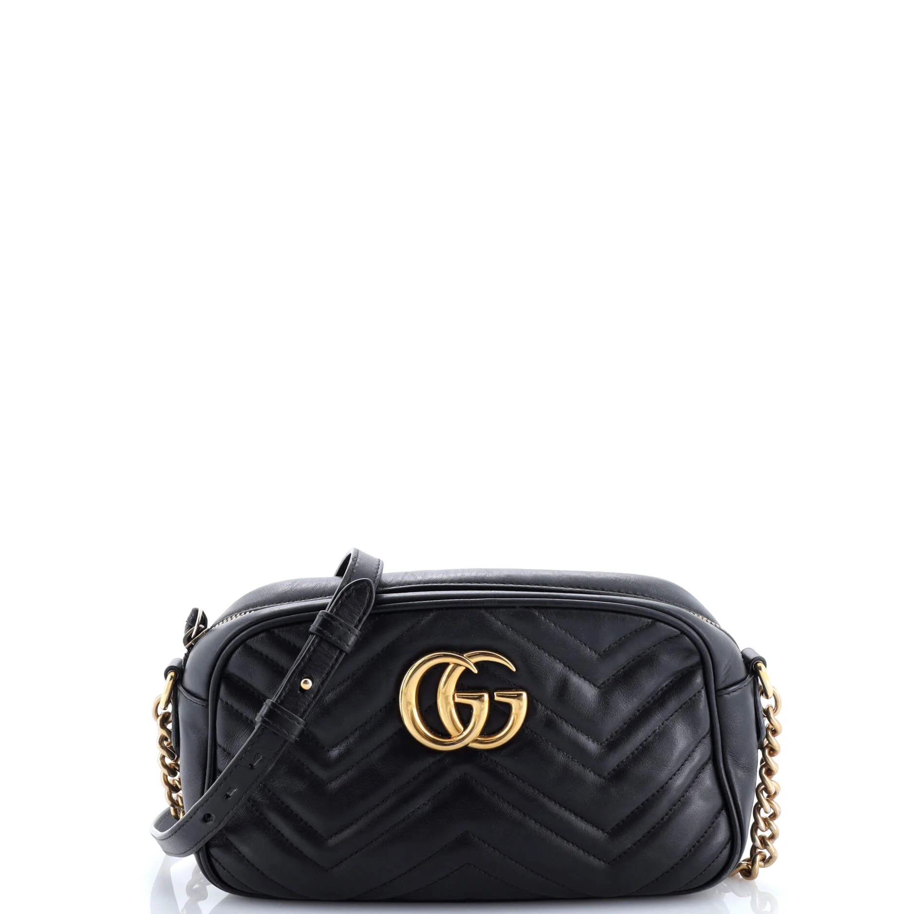 GG Marmont Shoulder Bag Matelasse Leather Small