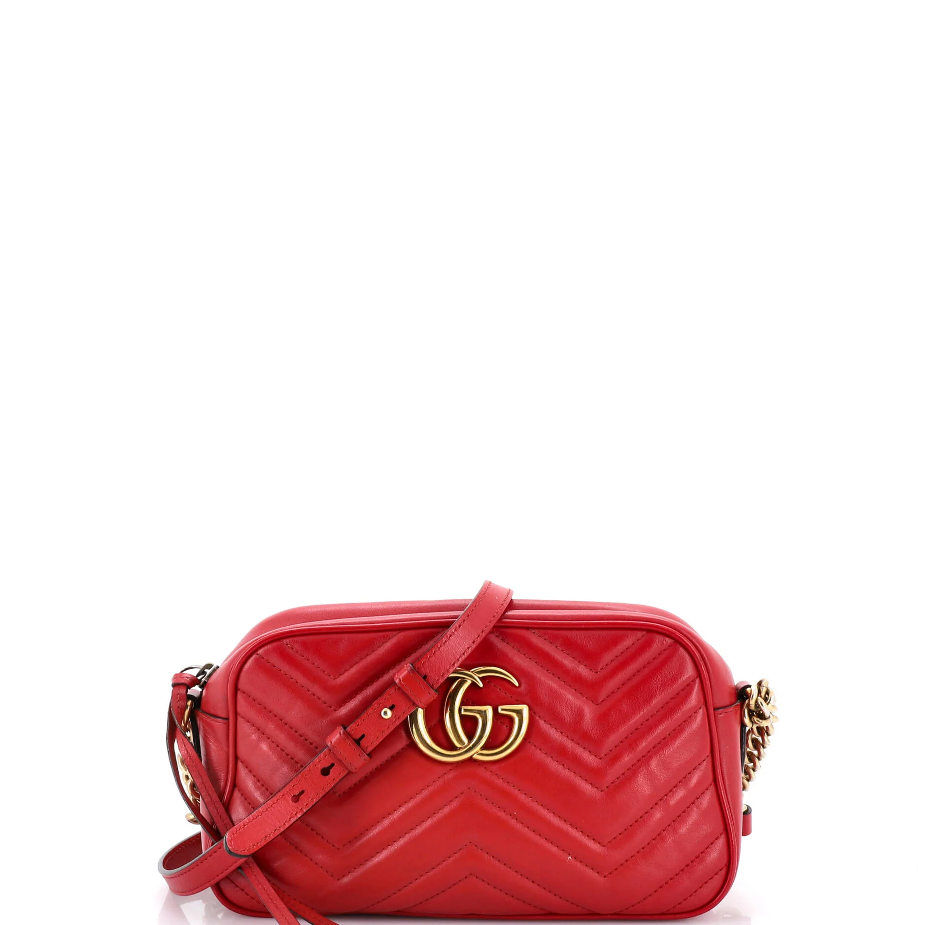 GG Marmont Shoulder Bag Matelasse Leather Small