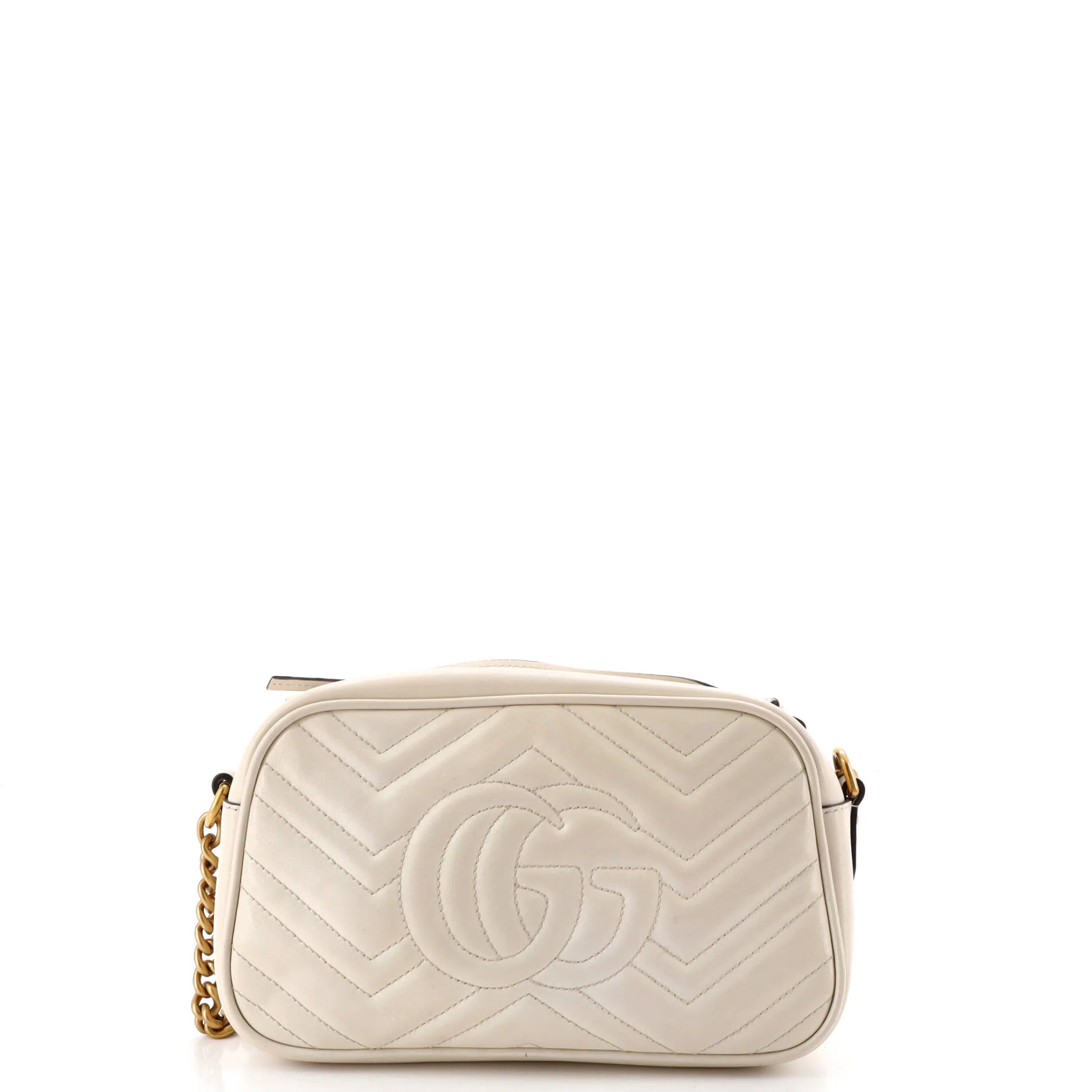 GG Marmont Shoulder Bag Matelasse Leather Small - Image 3