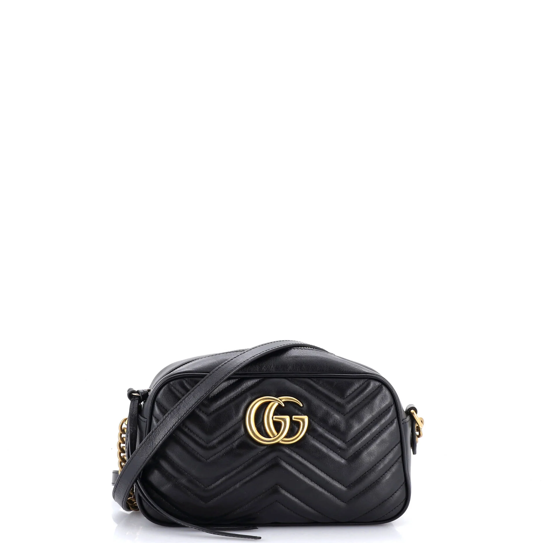 GG Marmont Shoulder Bag Matelasse Leather Small