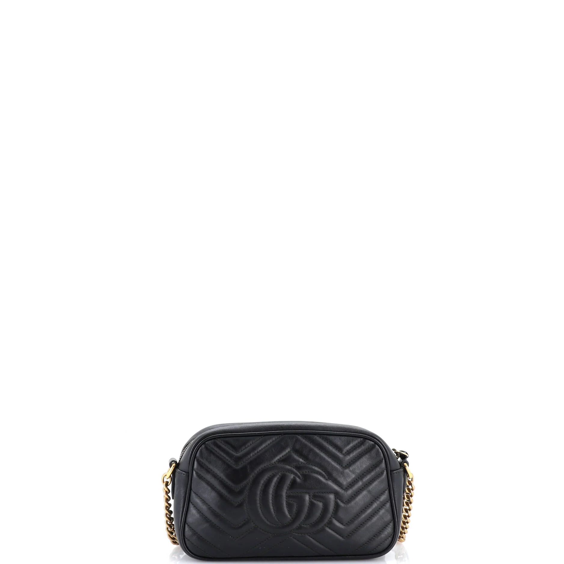 GG Marmont Shoulder Bag Matelasse Leather Small - Image 3