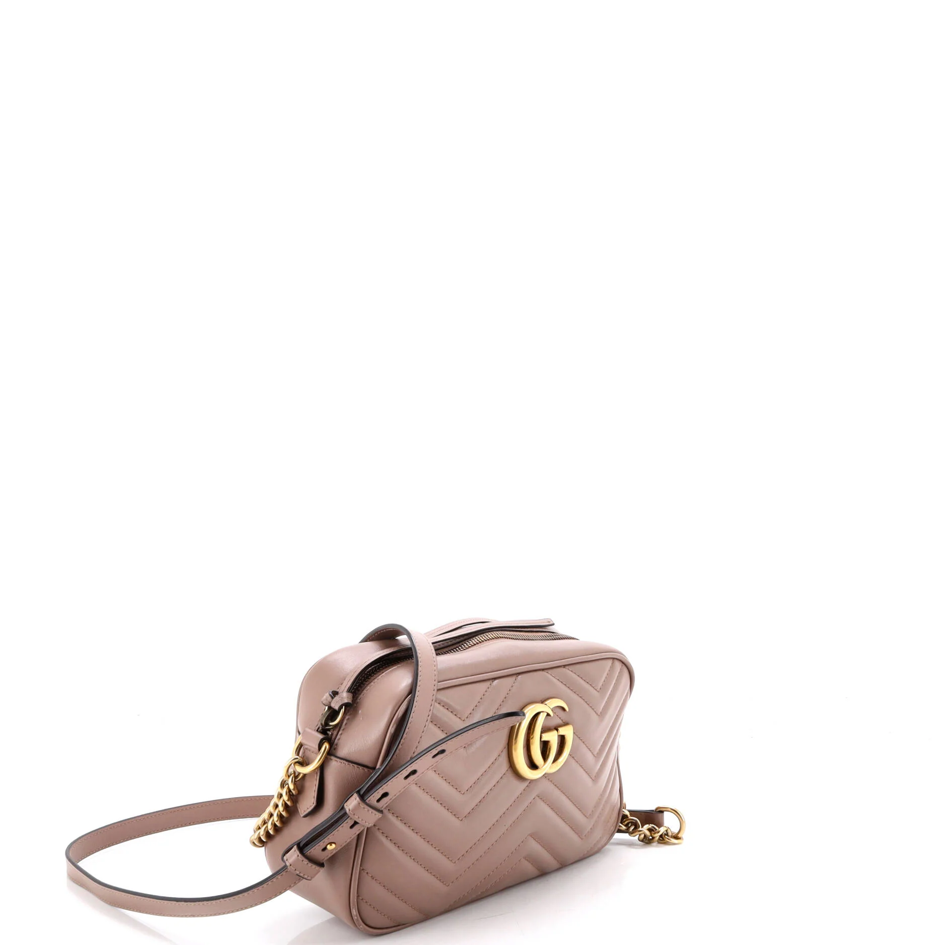GG Marmont Shoulder Bag Matelasse Leather Small - Image 2
