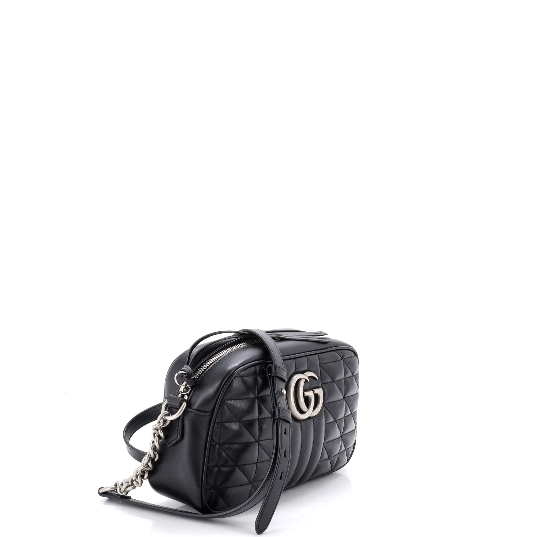 GG Marmont Shoulder Bag Mixed Matelasse Leather Small - Image 2