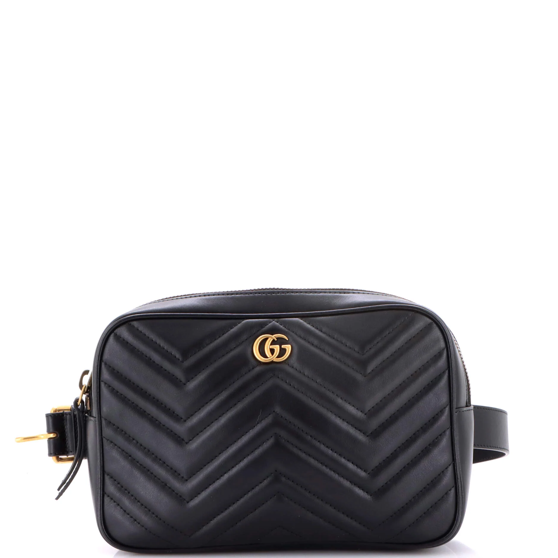 GG Marmont Square Belt Bag Matelasse Leather