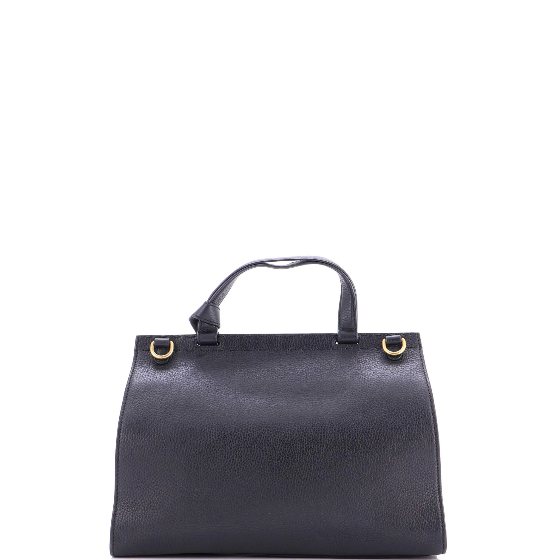 GG Marmont Top Handle Bag Leather Small - Image 3
