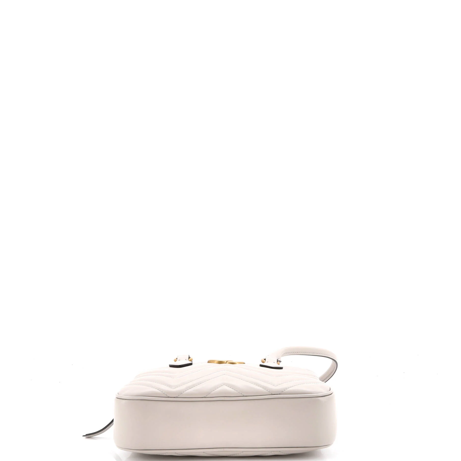 GG Marmont Top Handle Shoulder Bag Matelasse Leather Small - Image 4