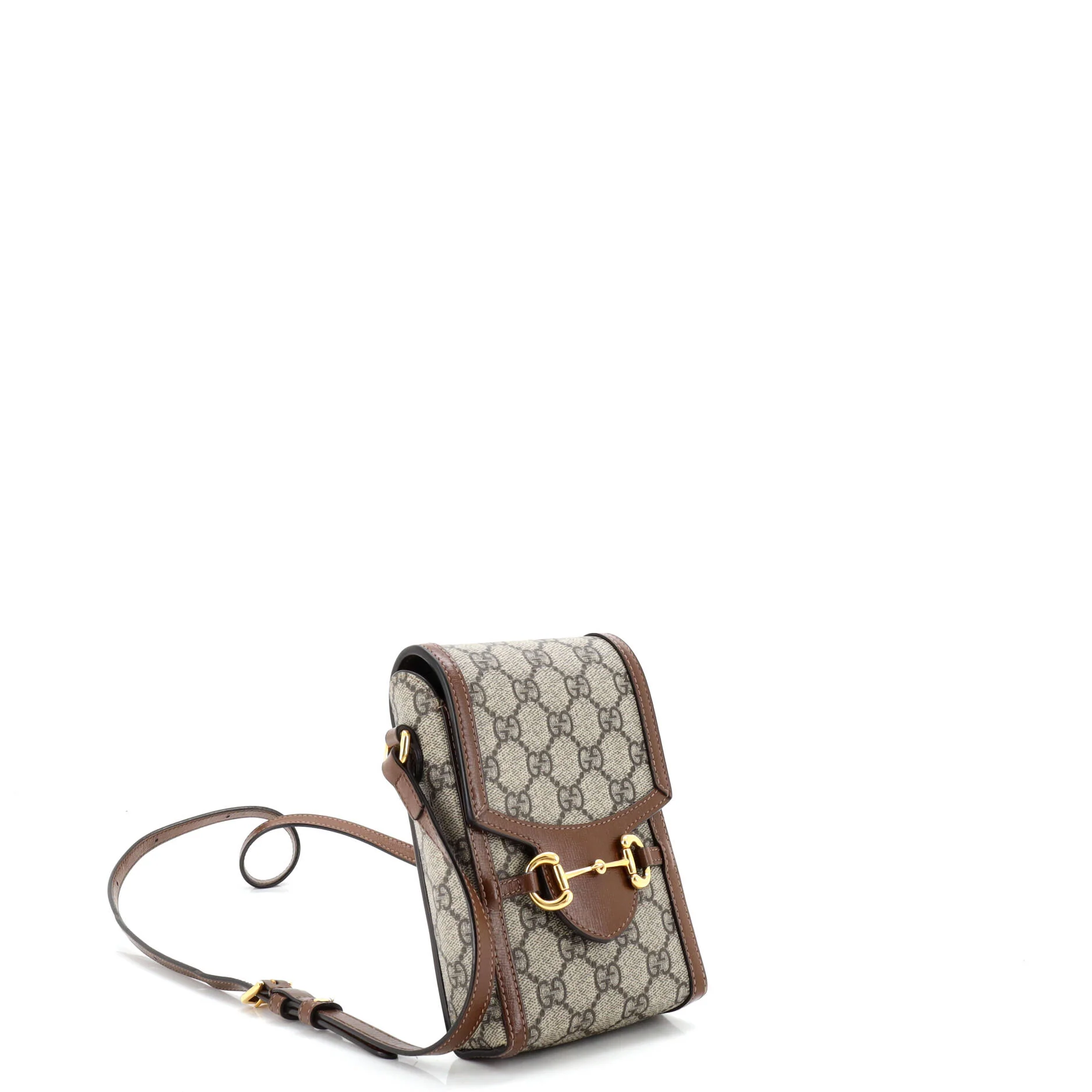 Horsebit 1955 Crossbody Bag GG Coated Canvas with Leather Mini - Image 2