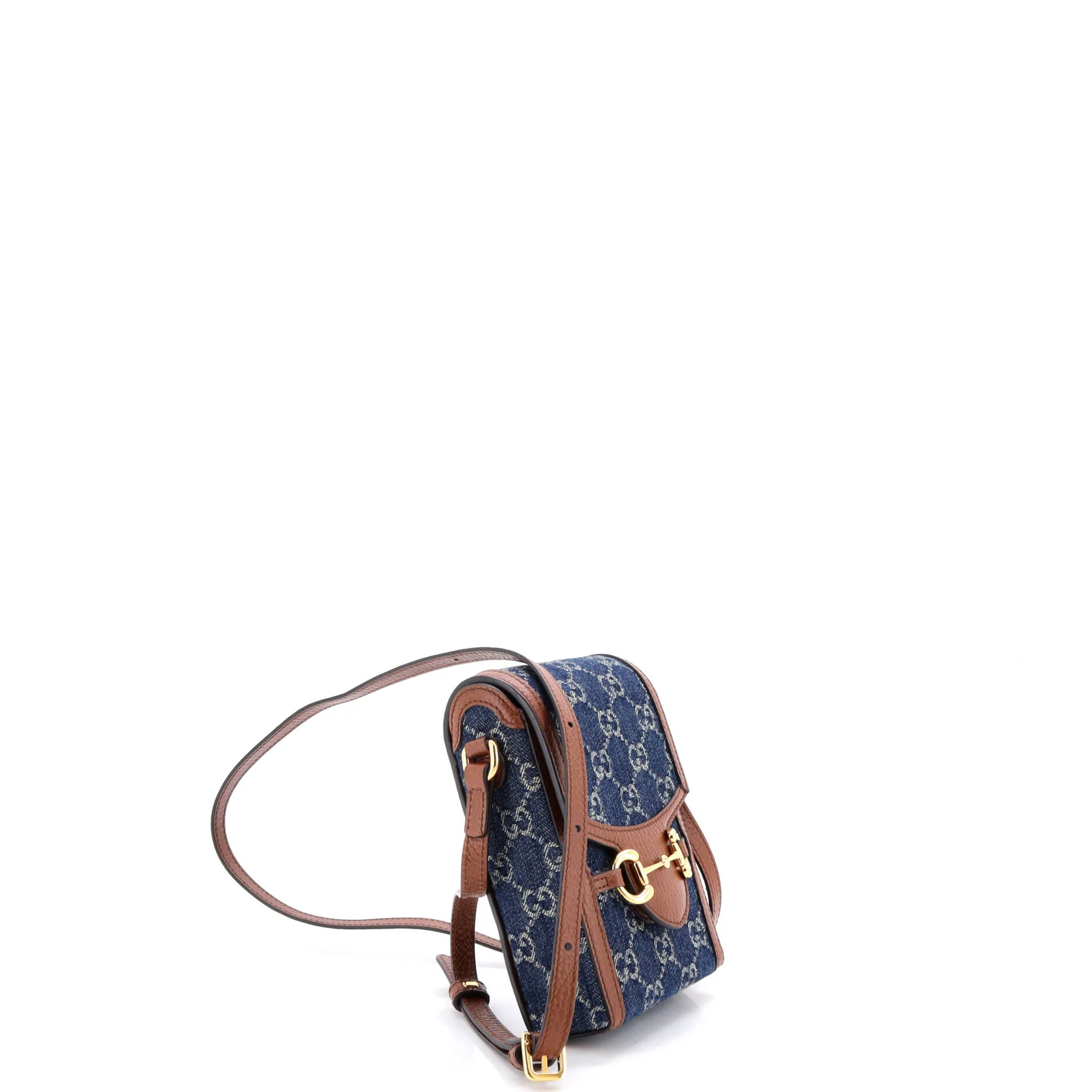 Horsebit 1955 Crossbody Bag GG Denim Mini - Image 2