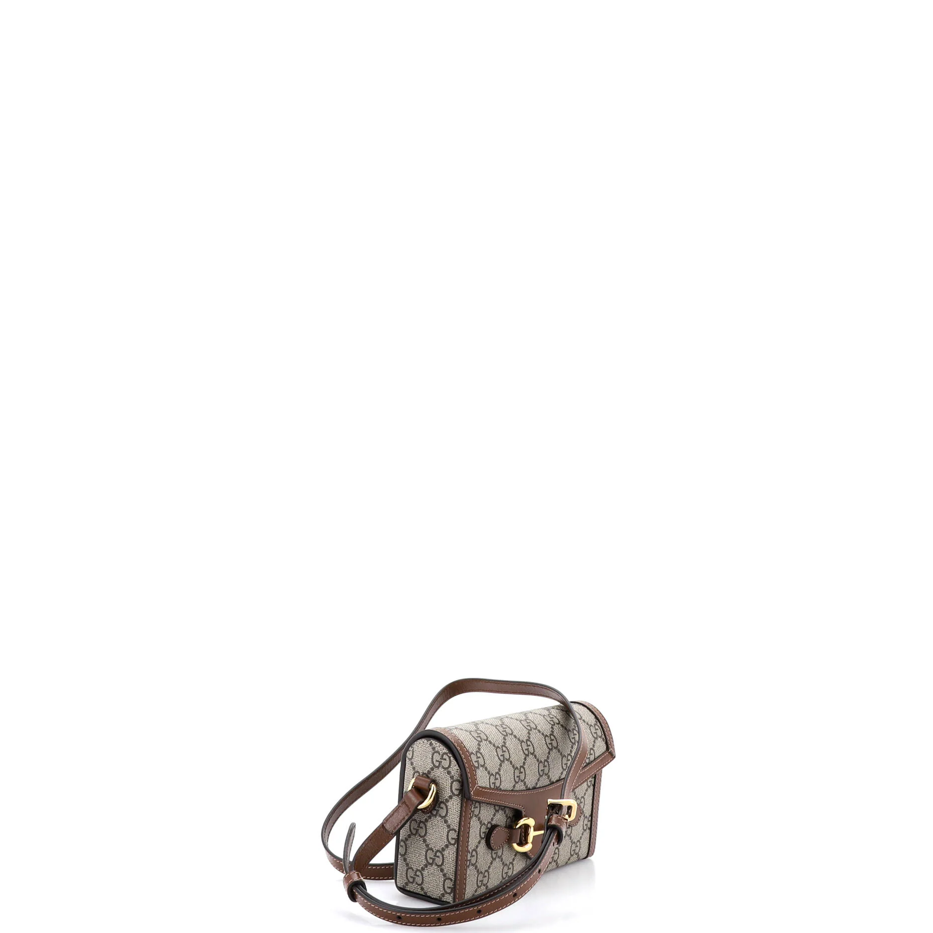 Horsebit 1955 Flap Crossbody Bag GG Coated Canvas Mini - Image 2