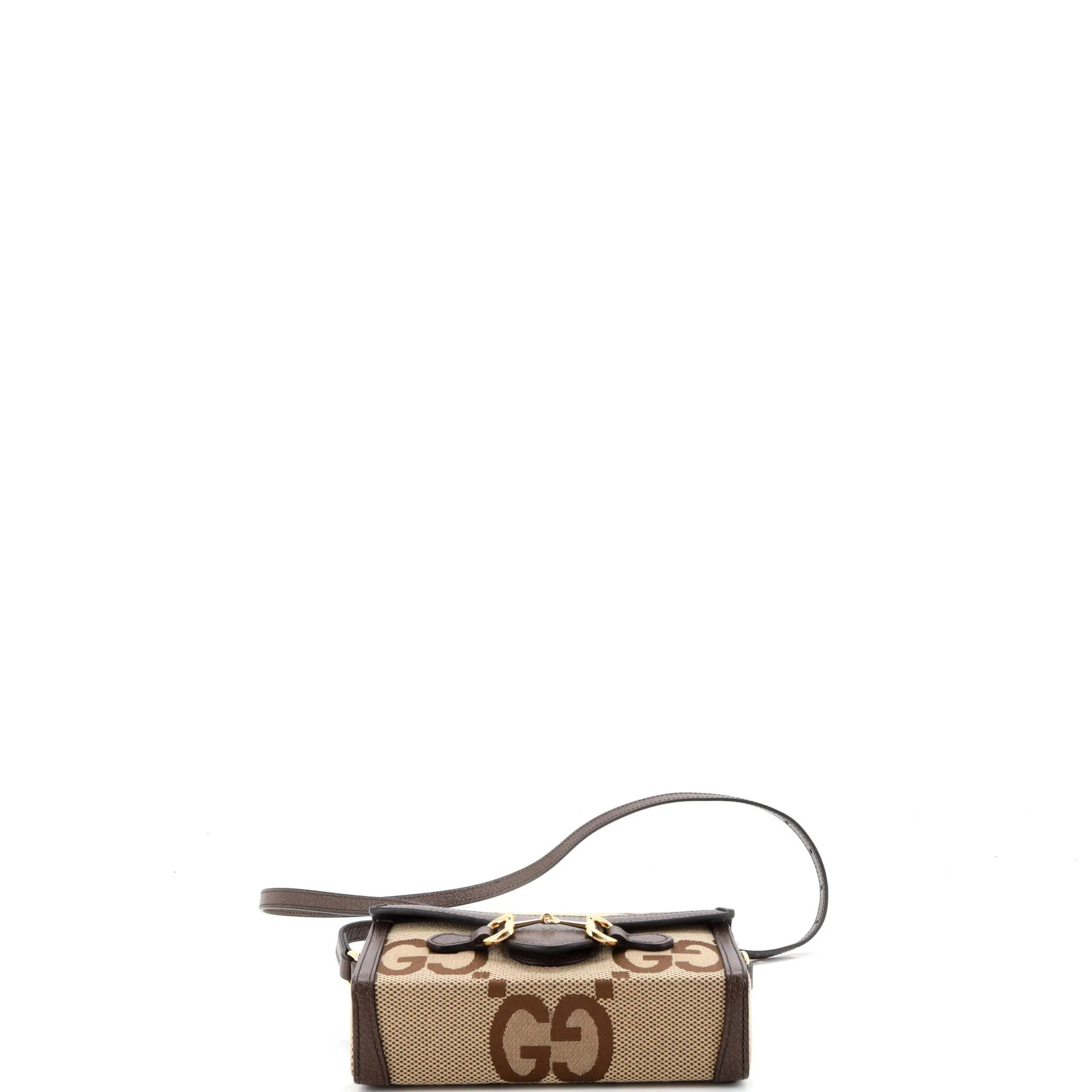 Horsebit 1955 Flap Crossbody Bag Jumbo GG Canvas Mini - Image 4