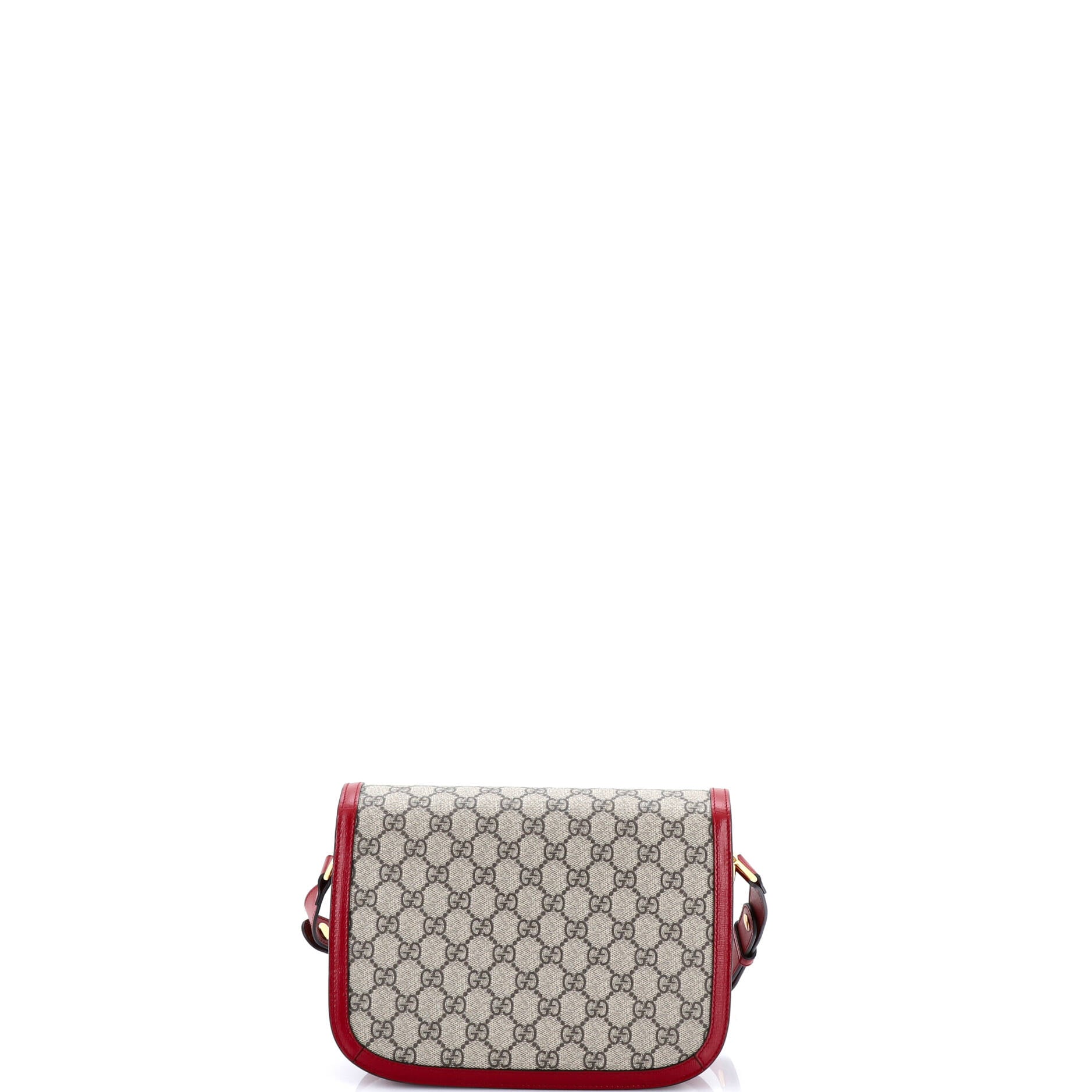 Horsebit 1955 Shoulder Bag GG Coated Canvas with Leather Small - Image 3