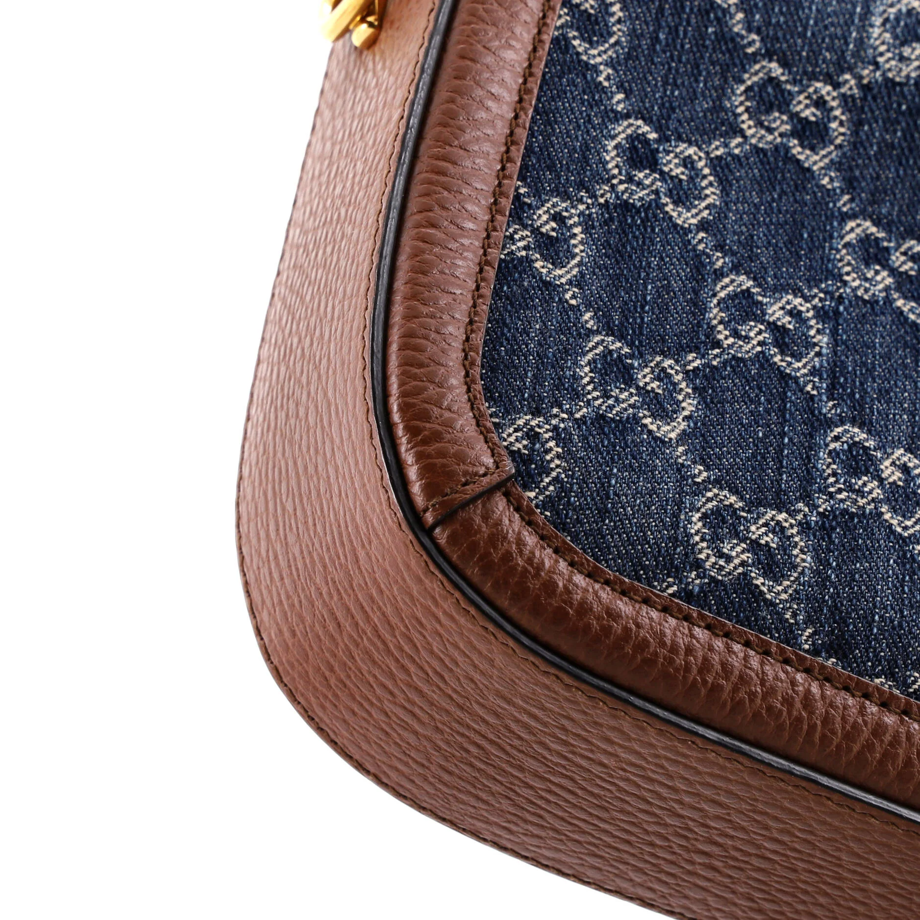 Horsebit 1955 Shoulder Bag GG Denim Mini - Image 6