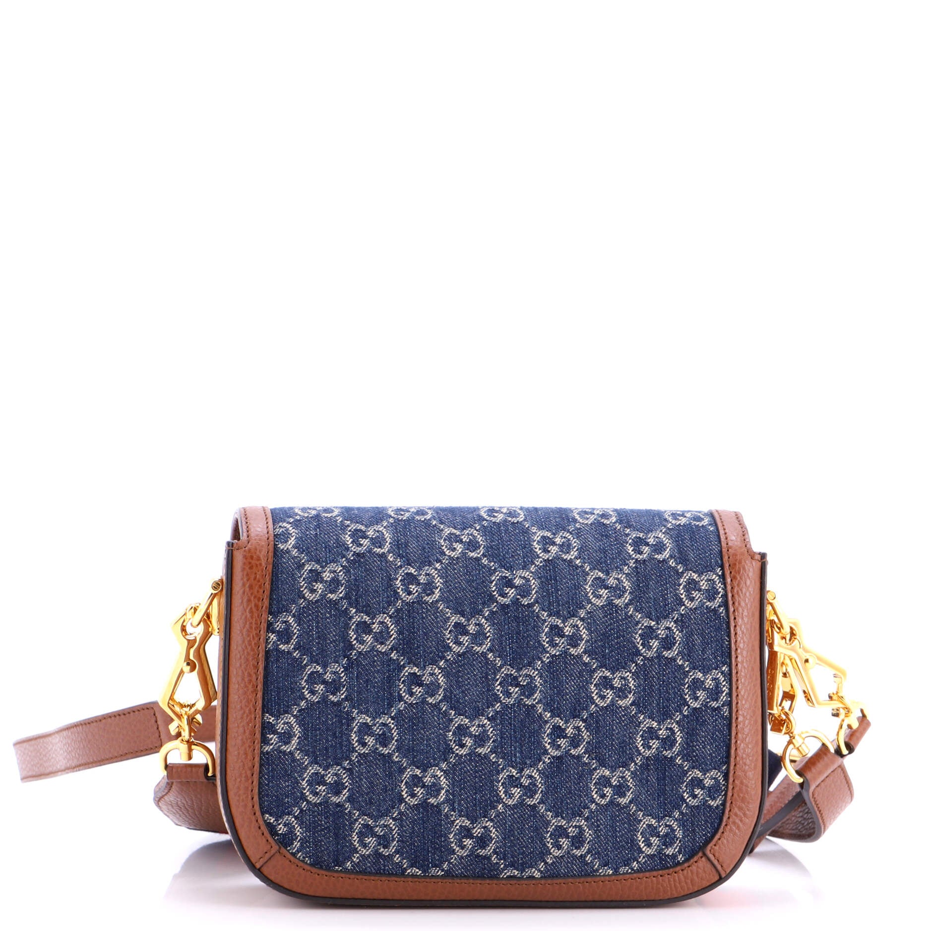 Horsebit 1955 Shoulder Bag GG Denim Mini - Image 3