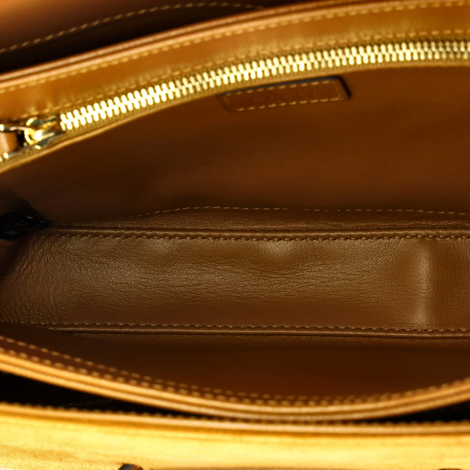 Horsebit 1955 Shoulder Bag Suede with Shearling Small - Image 5