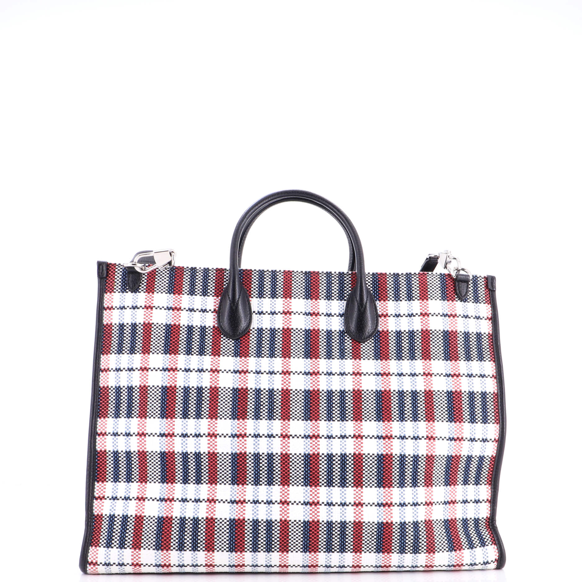 ICCUG Tote Embroidered Faux Raffia Large - Image 3