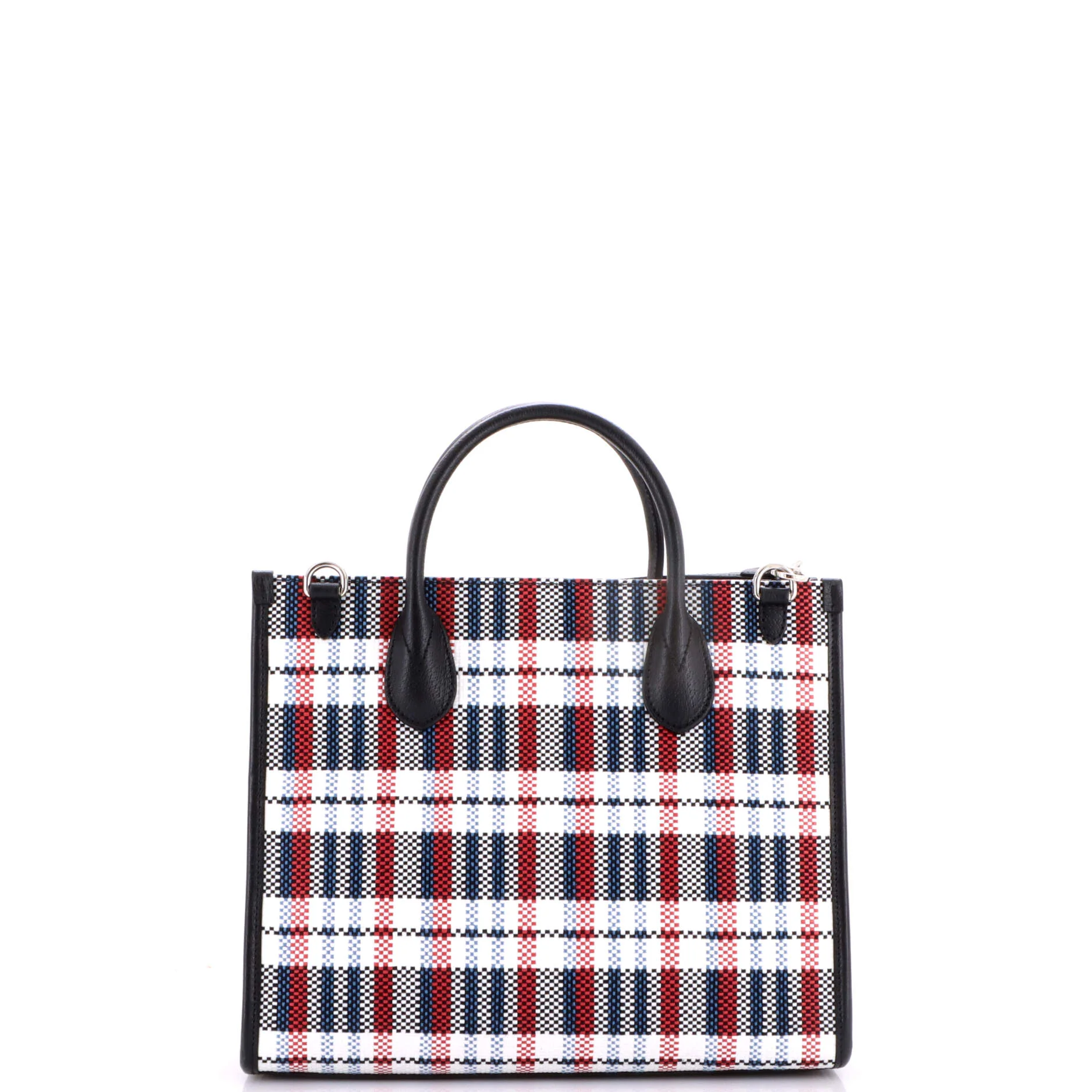 ICCUG Tote Embroidered Faux Raffia Small - Image 3