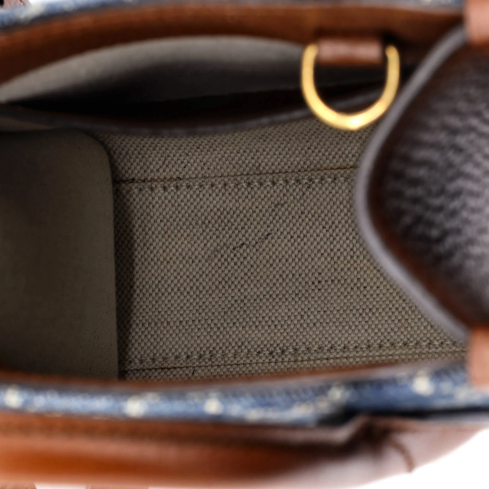 Interlocking G Patch Tote GG Denim Mini - Image 5