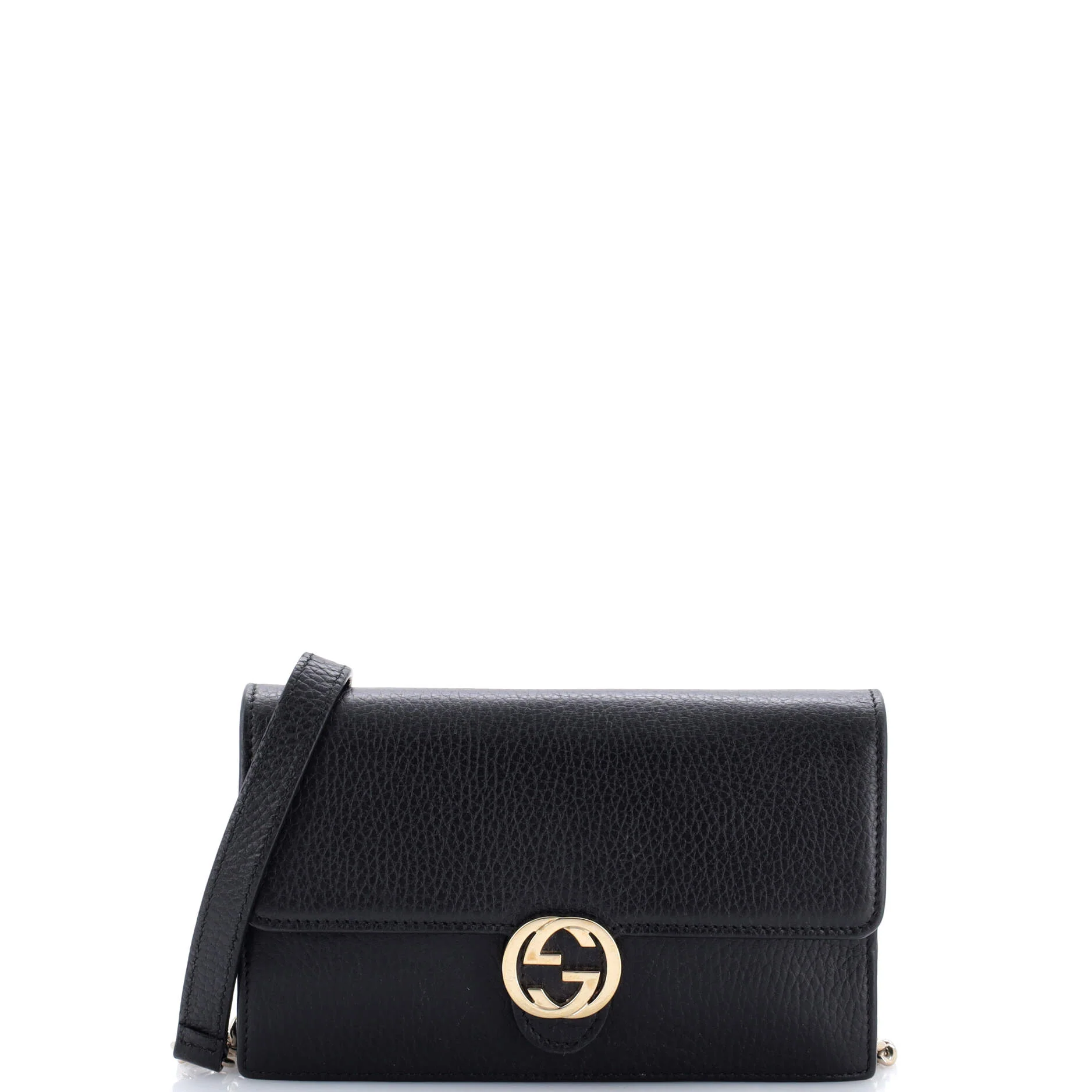 Interlocking Wallet on Chain Leather