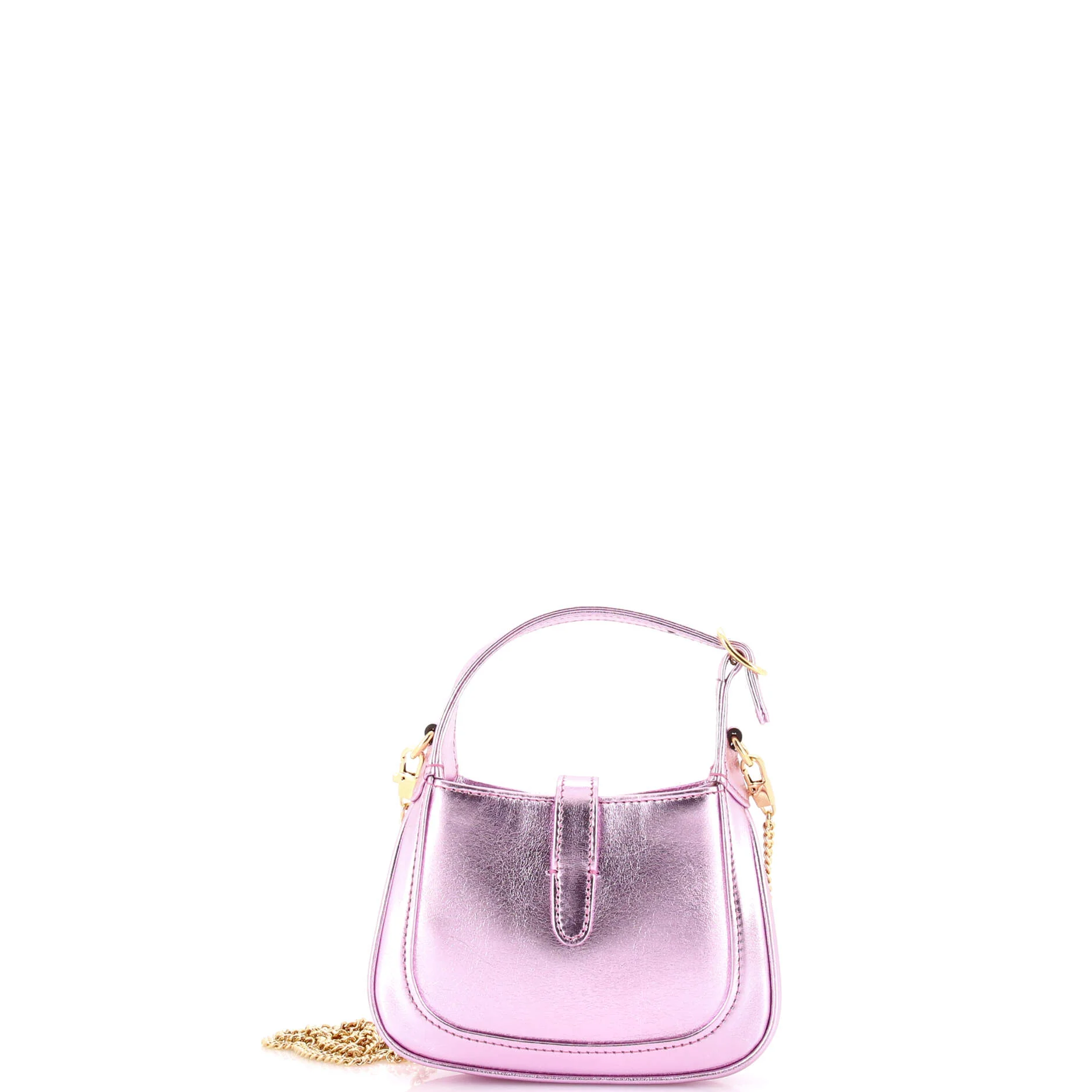 Jackie 1961 Chain Hobo Leather Super Mini - Image 3