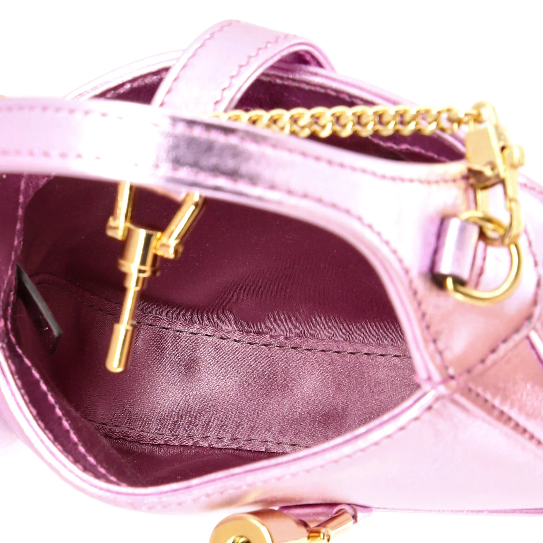 Jackie 1961 Chain Hobo Leather Super Mini - Image 5