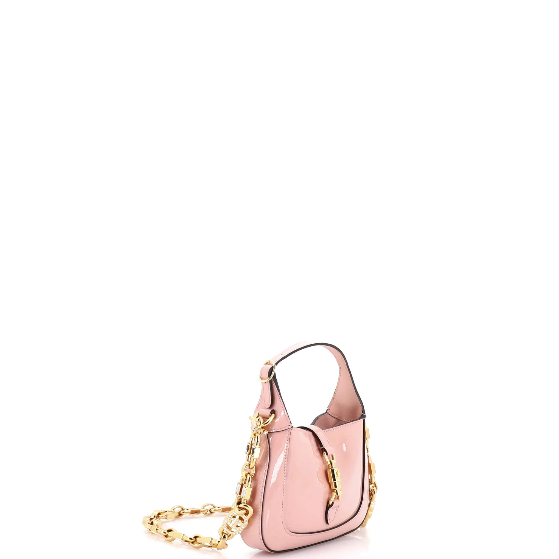 Jackie 1961 Chain Hobo Patent Mini - Image 2