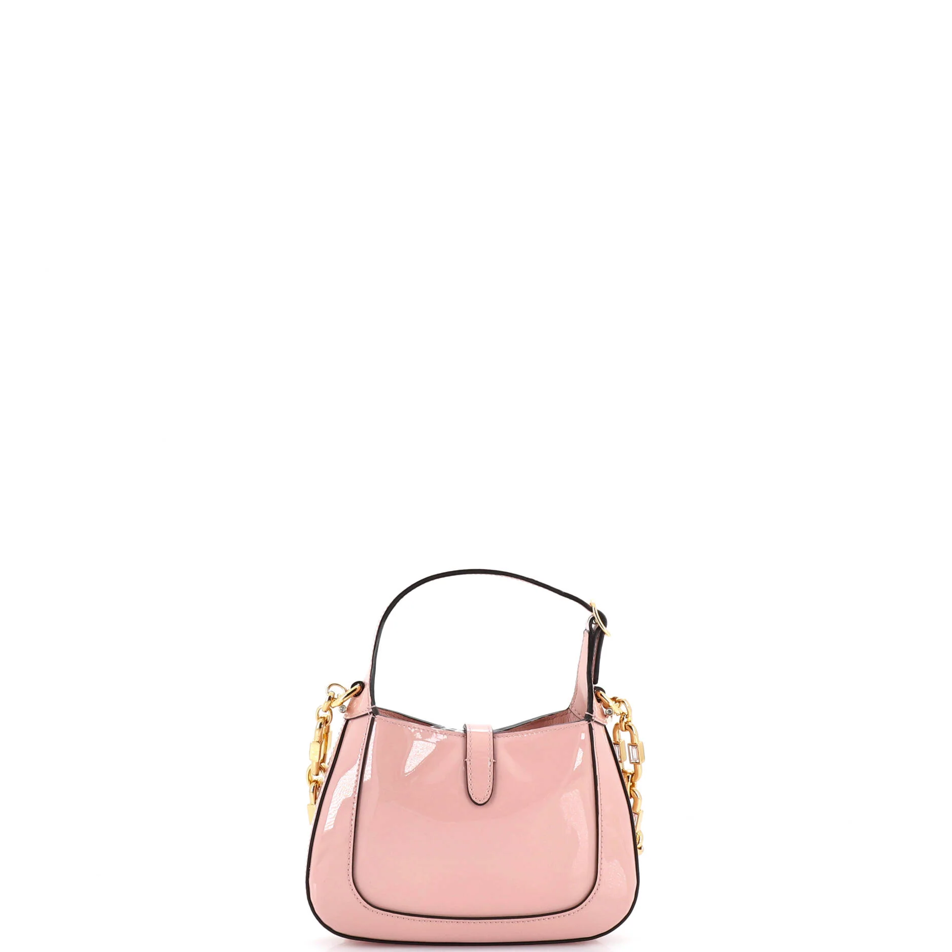 Jackie 1961 Chain Hobo Patent Mini - Image 3
