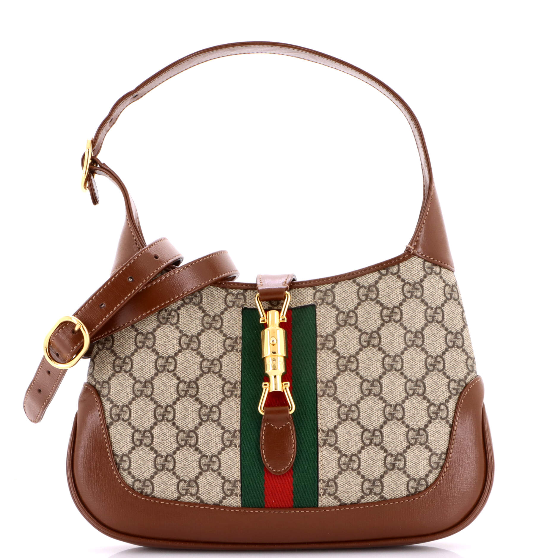 Jackie 1961 Hobo GG Coated Canvas Small