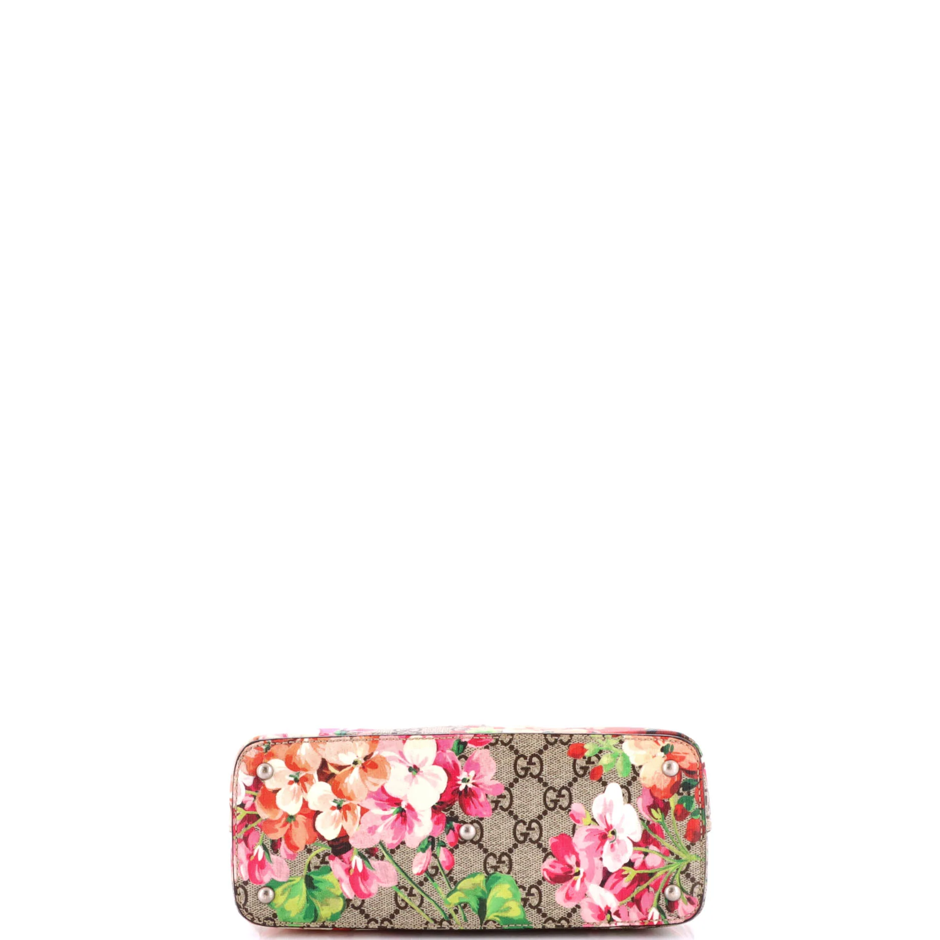 Linea A Convertible Tote Blooms Print GG Coated Canvas Mini - Image 4