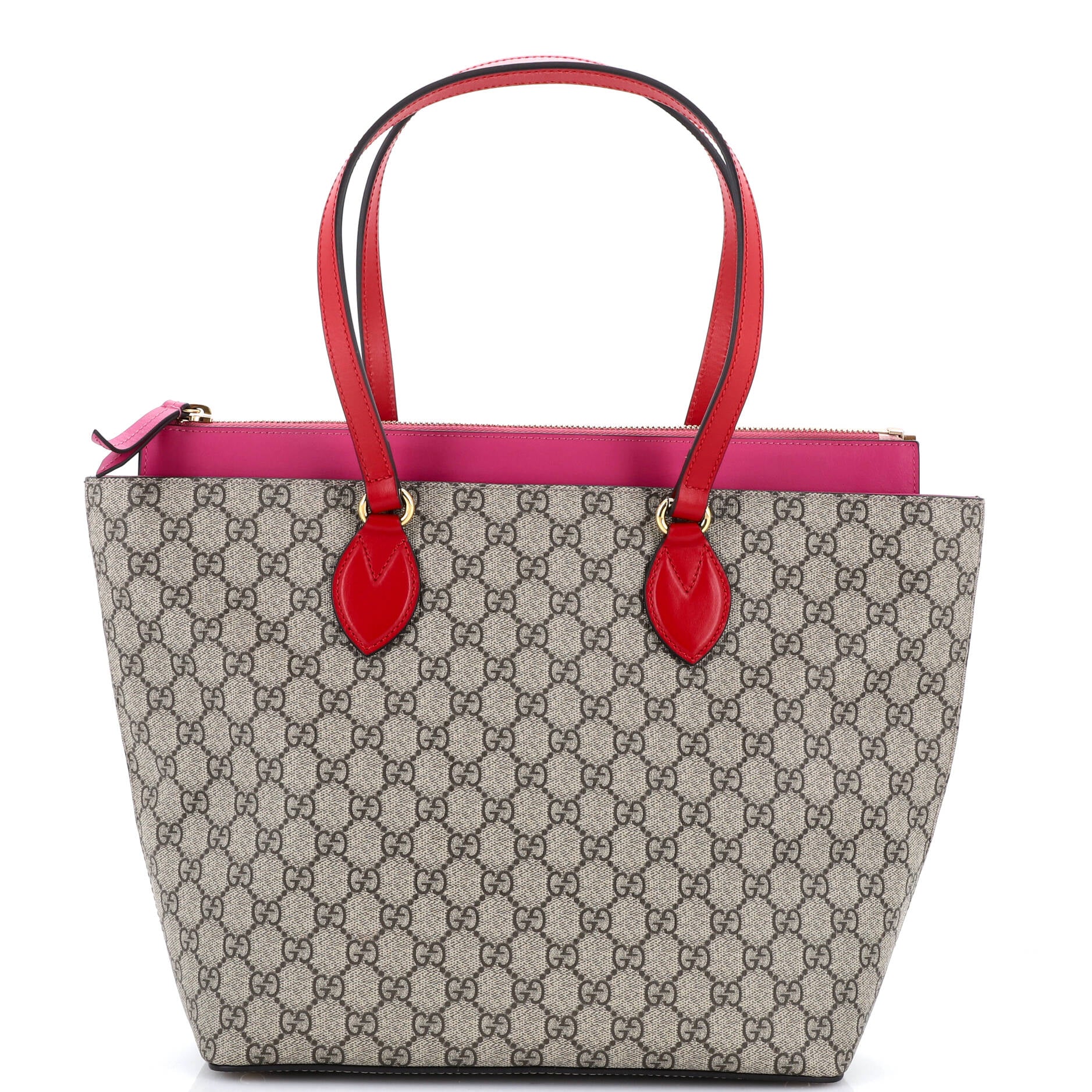 Linea A Zip Tote GG Coated Canvas and Leather Medium
