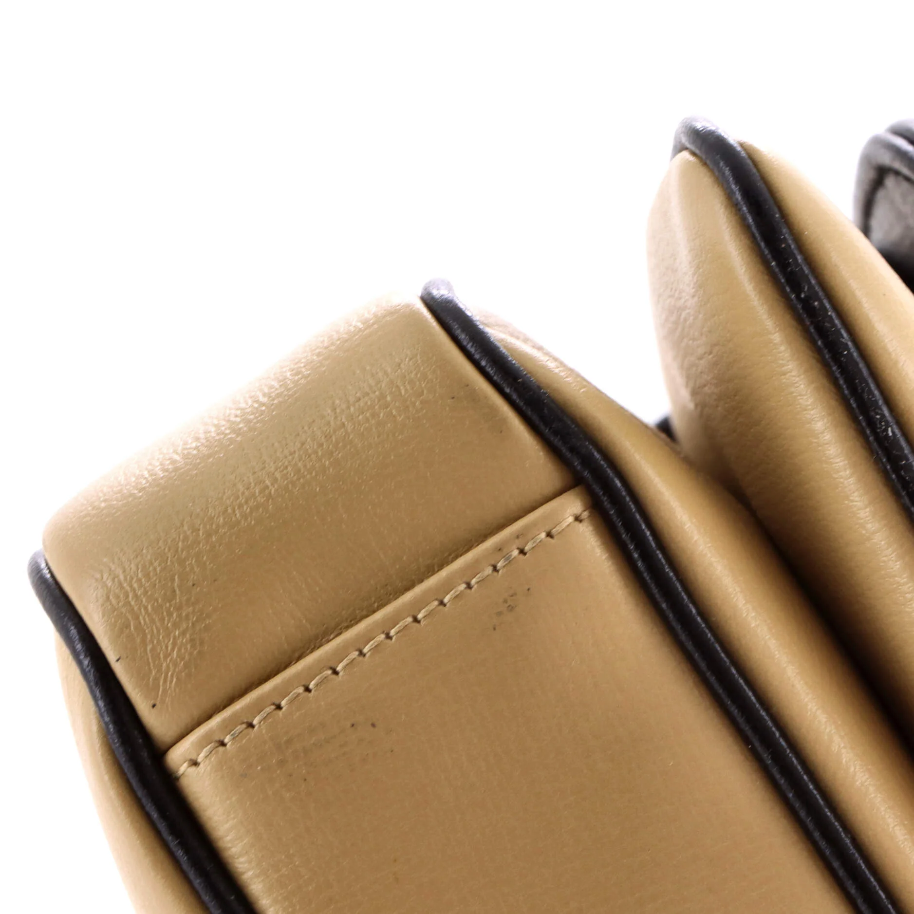 Marina Chain Flap Bag Leather Small - Image 6