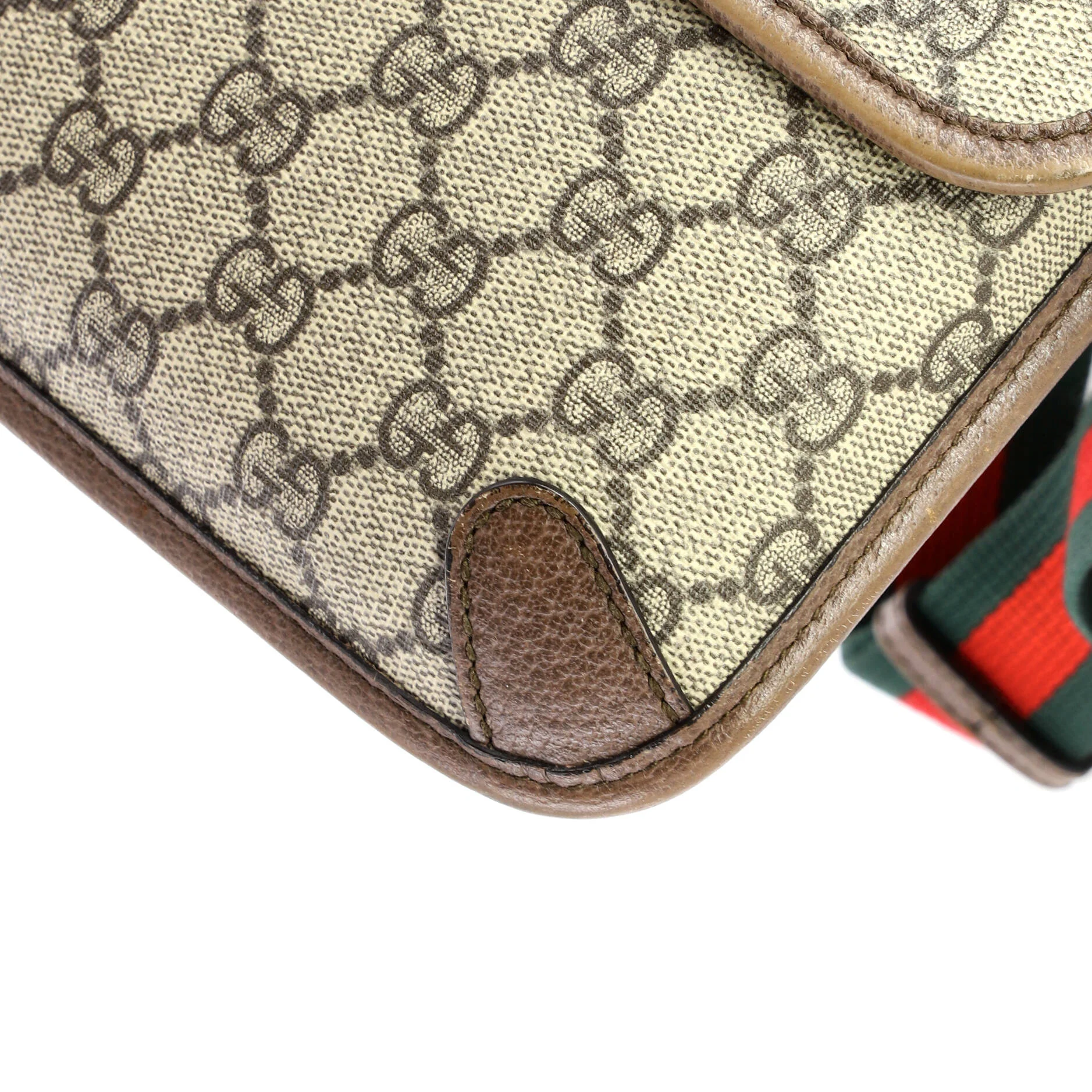 Neo Vintage Flap Belt Bag GG Coated Canvas - Image 7