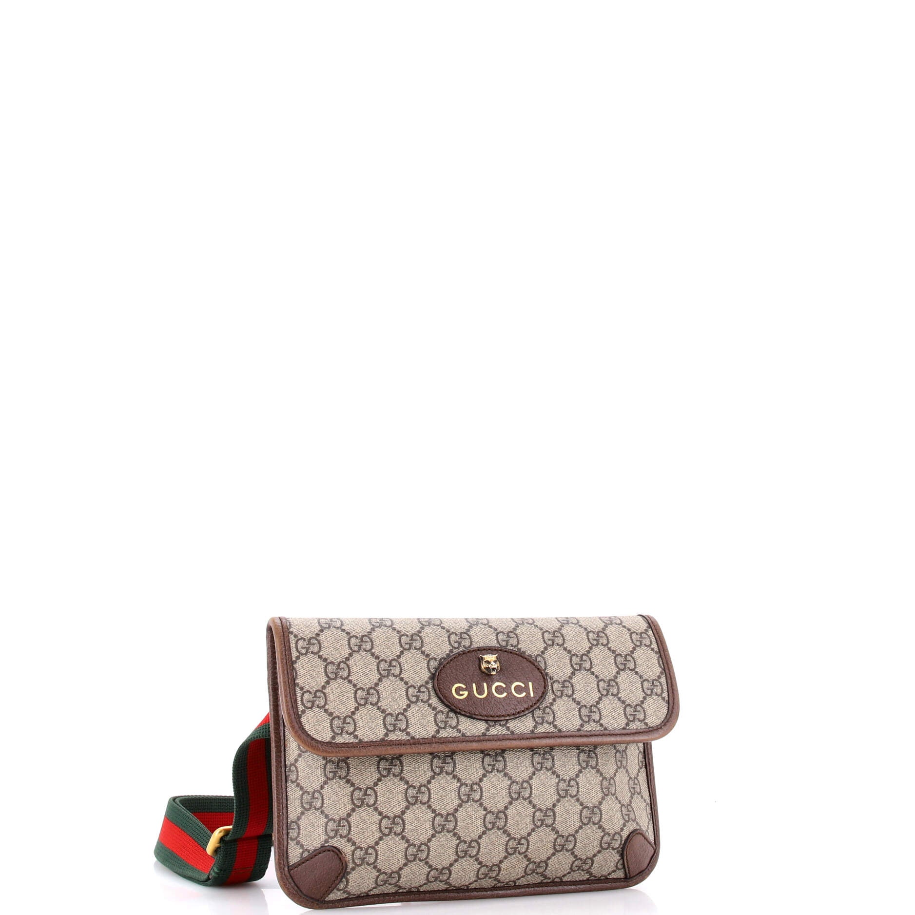 Neo Vintage Flap Belt Bag GG Coated Canvas - Image 2