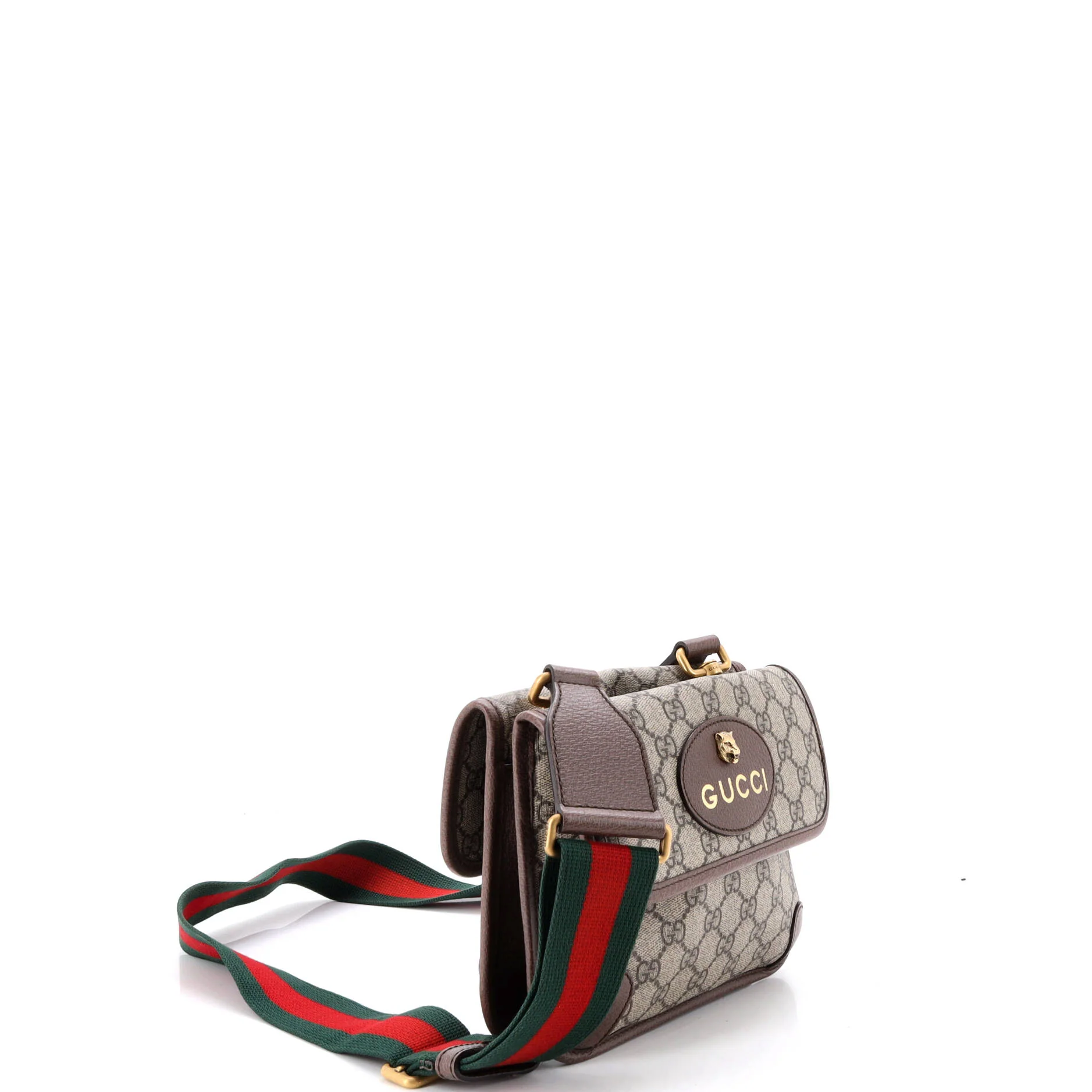 Neo Vintage Flap Messenger GG Coated Canvas Small - Image 2