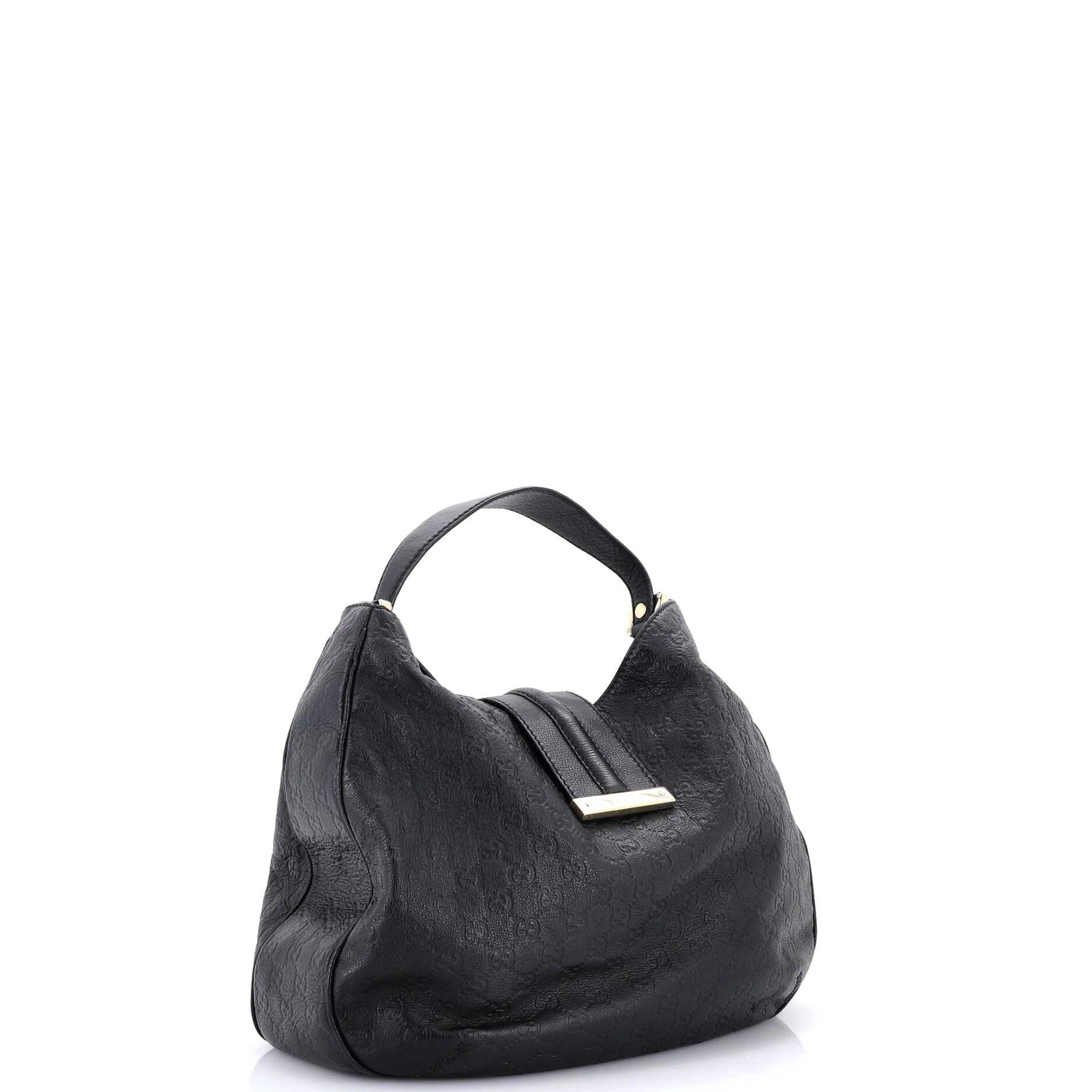 New Ladies Web Hobo Guccissima Leather Medium - Image 2