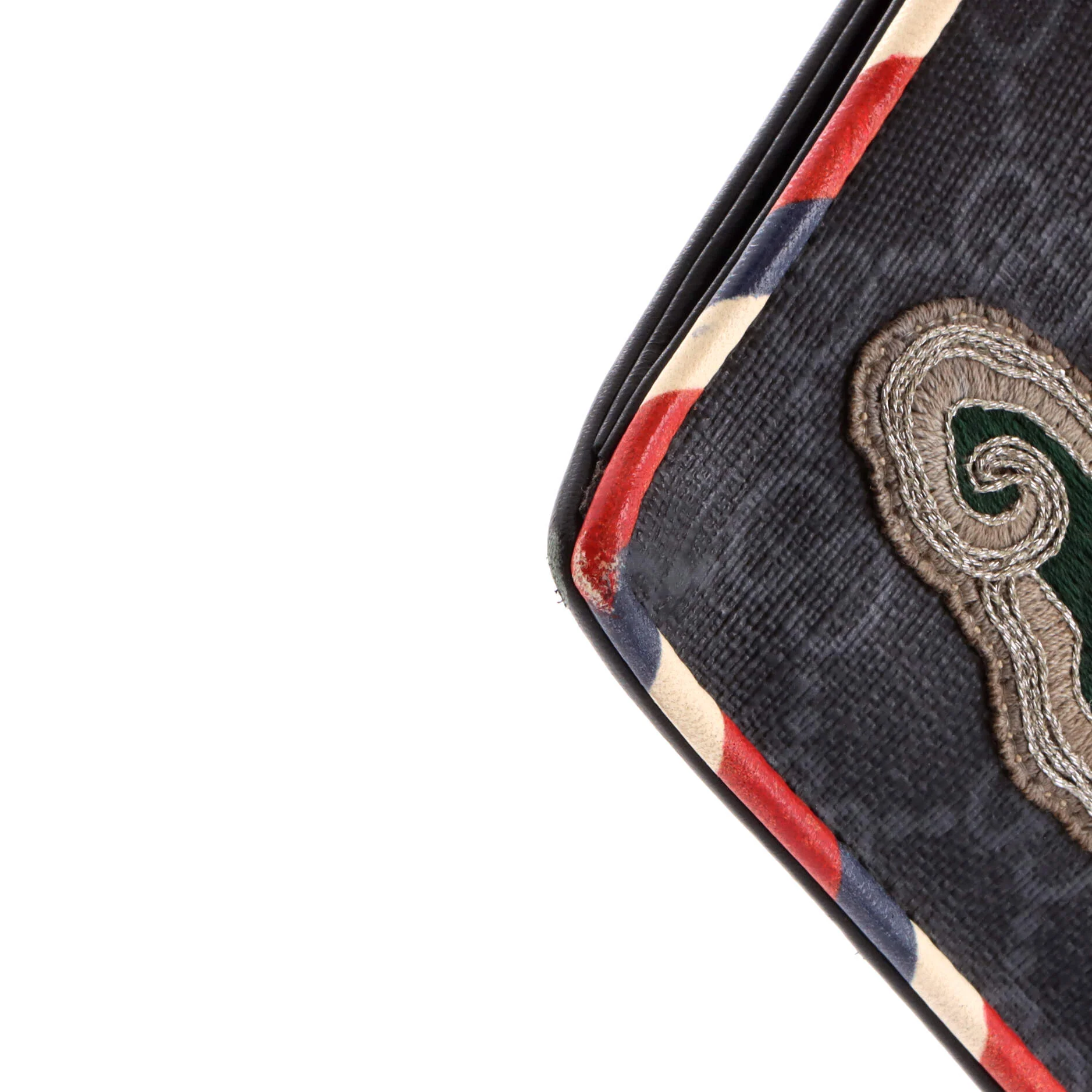 Night Courrier Pouch GG Coated Canvas with Applique - Image 6