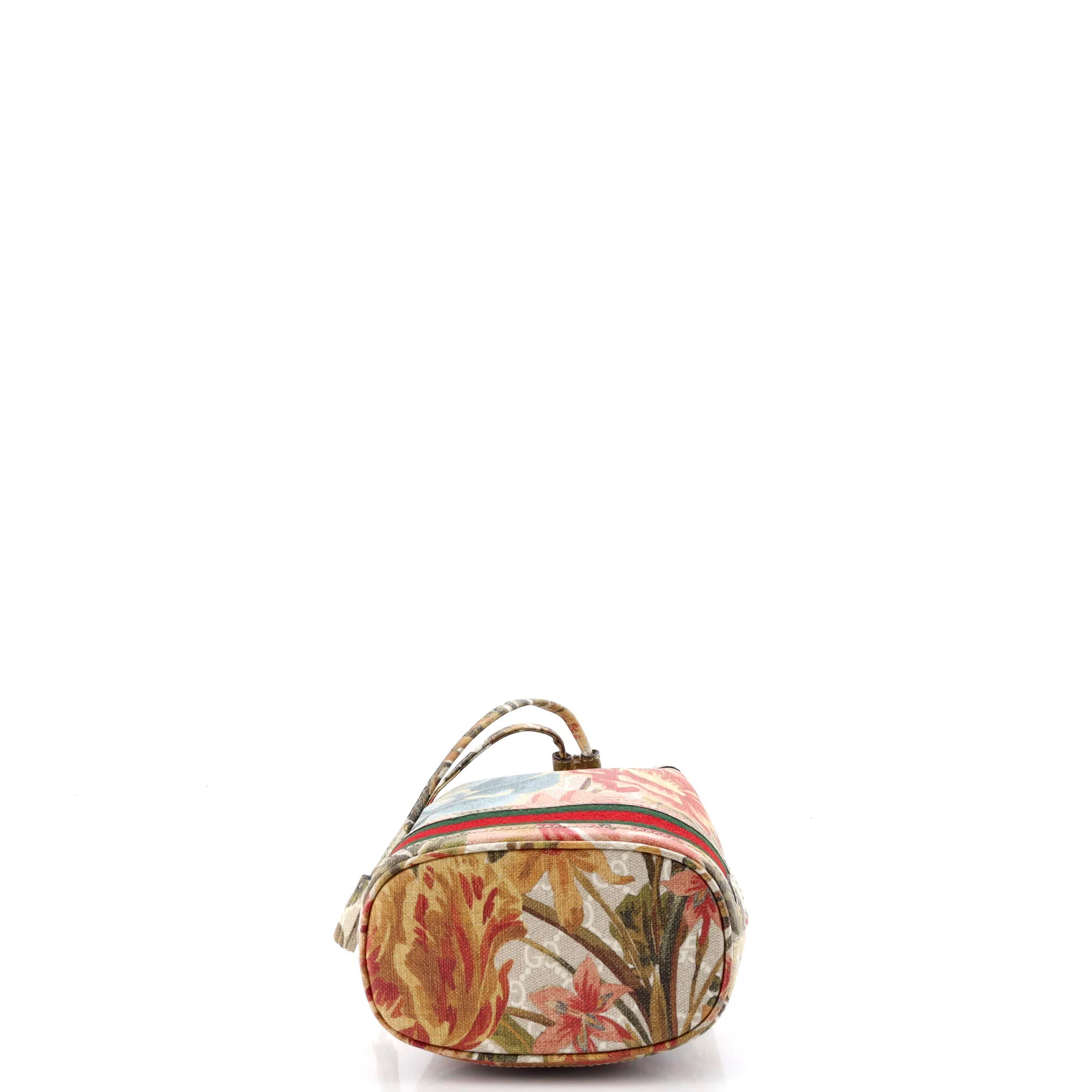 Ophidia Bucket Bag Water Flora GG Coated Canvas Mini - Image 4