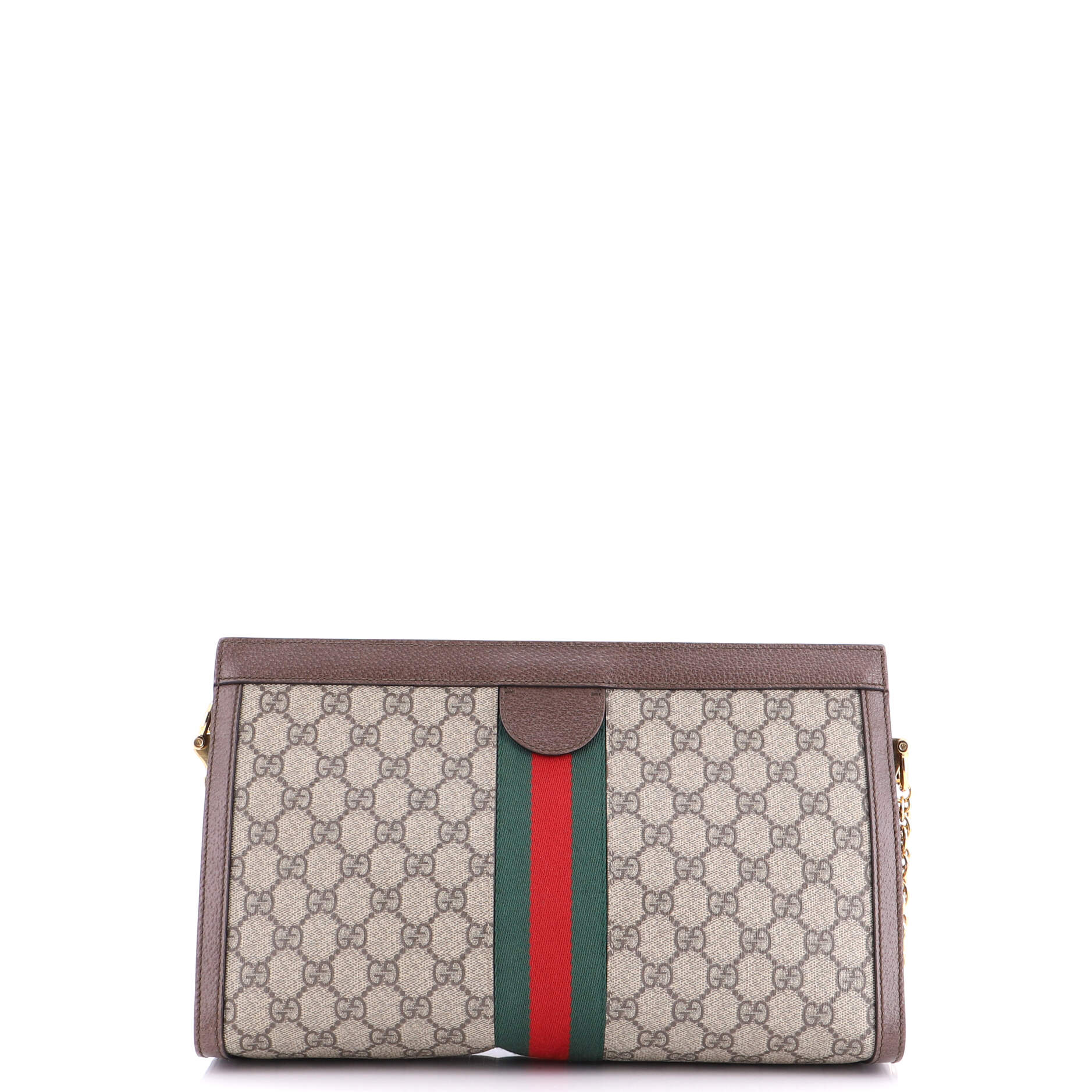 Ophidia Chain Shoulder Bag GG Coated Canvas Medium - Image 3