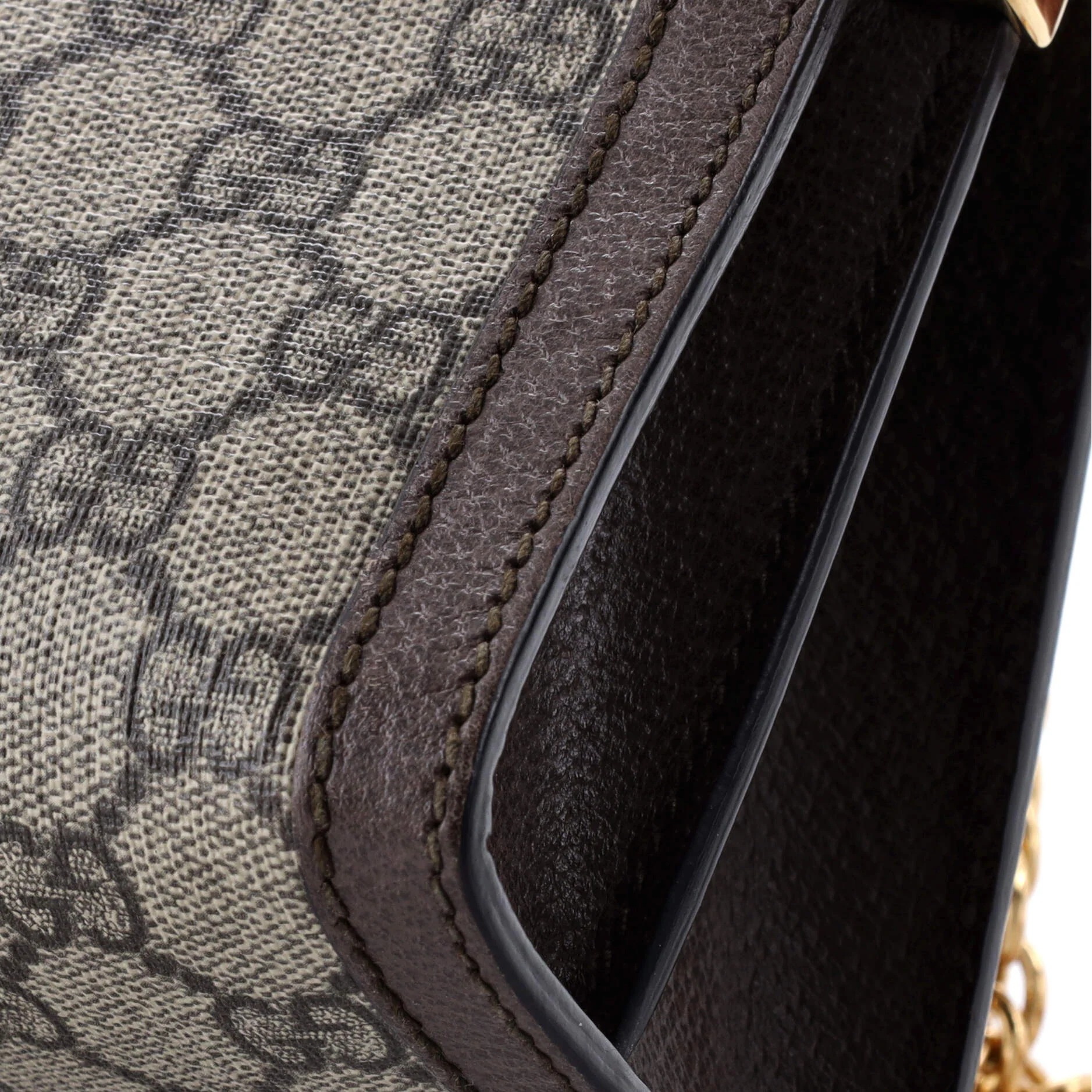 Ophidia Chain Shoulder Bag GG Coated Canvas Small - Image 6