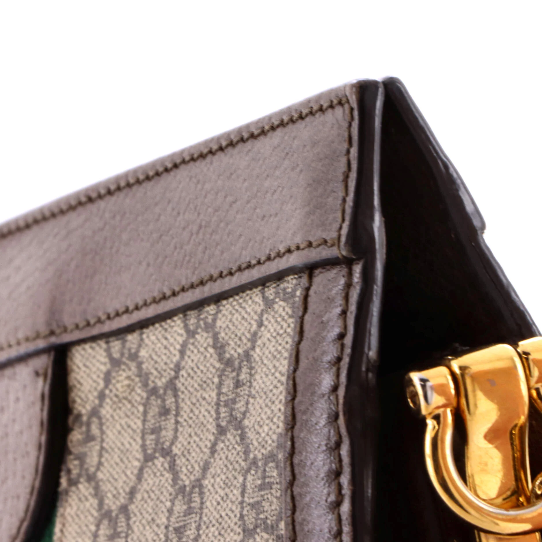 Ophidia Chain Shoulder Bag GG Coated Canvas Small - Image 7