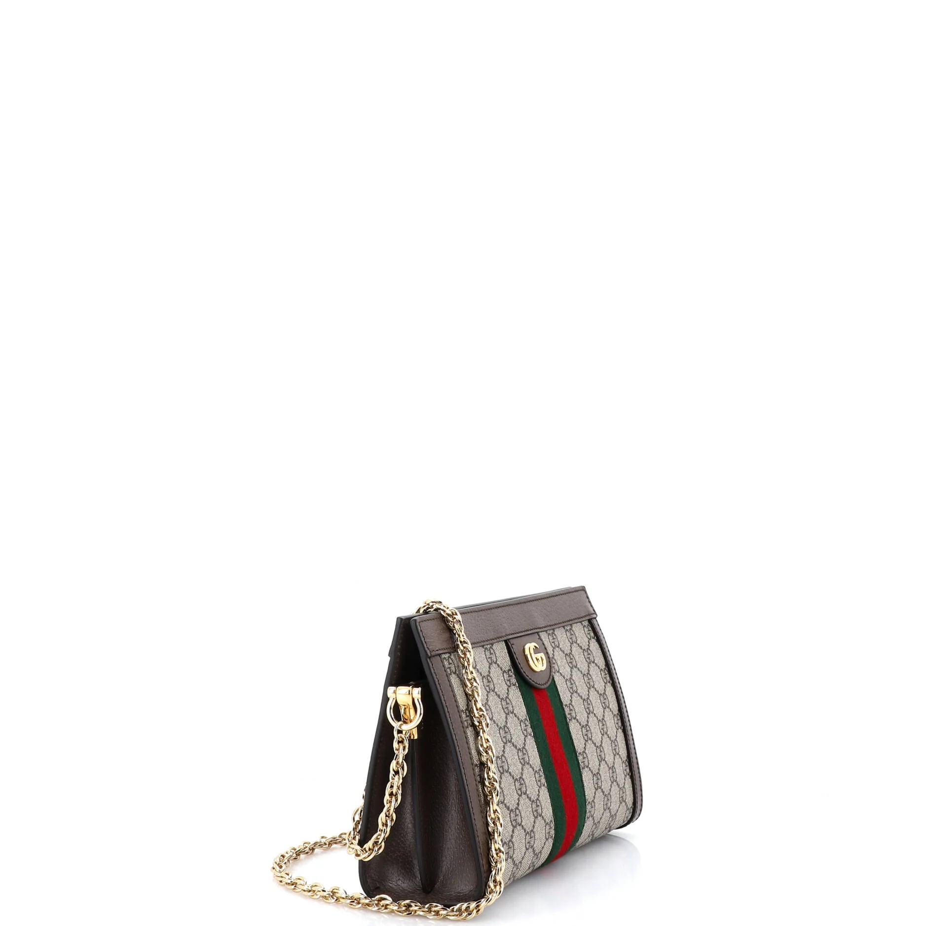 Ophidia Chain Shoulder Bag GG Coated Canvas Small - Image 2
