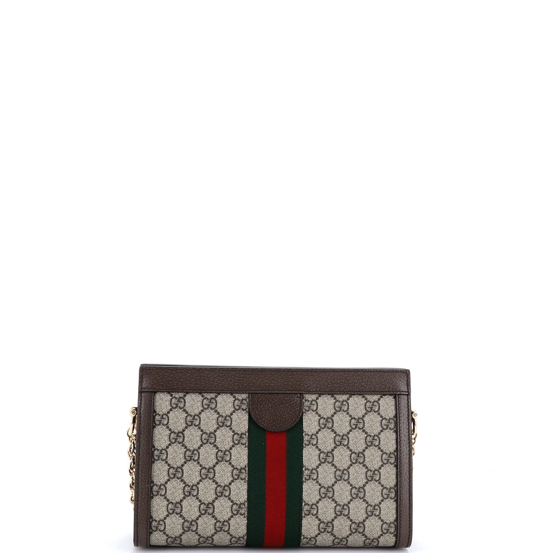 Ophidia Chain Shoulder Bag GG Coated Canvas Small - Image 3