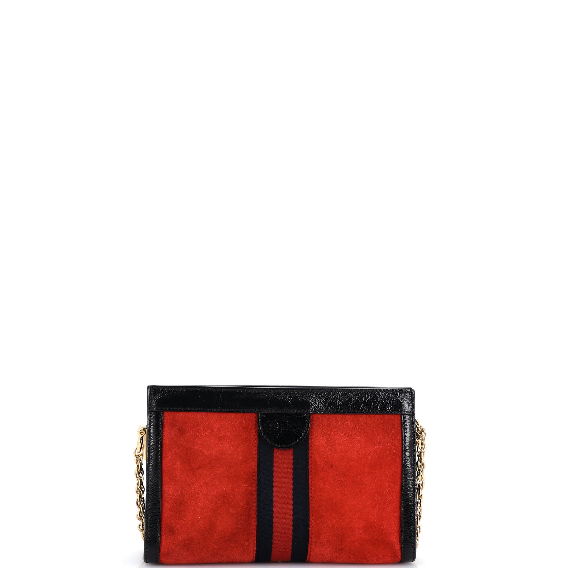 Ophidia Chain Shoulder Bag Suede Small - Image 3